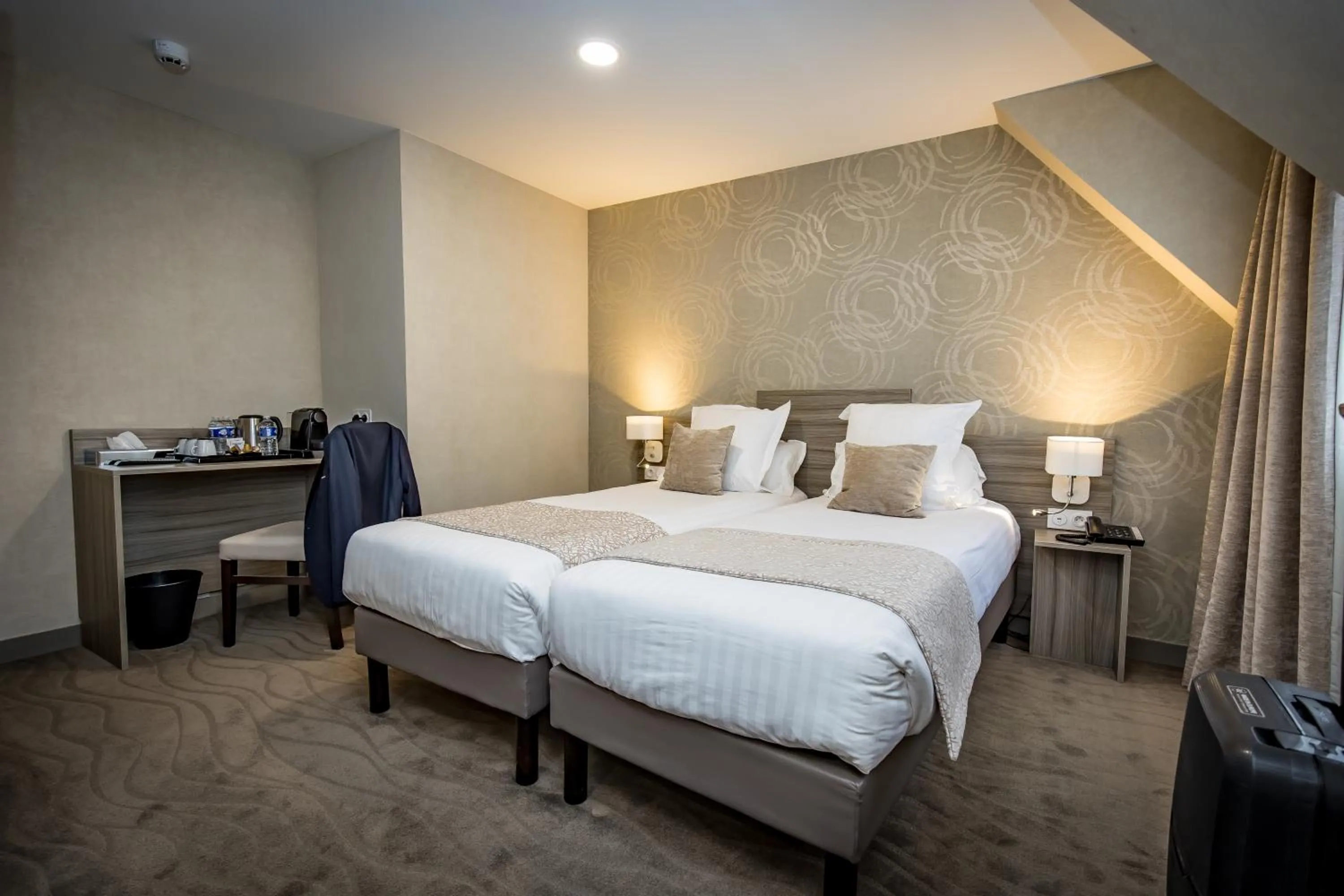 Twin Room in Hôtel De Brunville & Spa