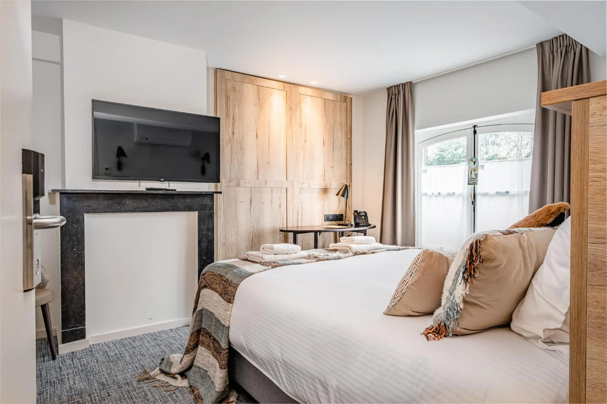 Deluxe Double or Twin Room with Garden View - single occupancy in Hotel Monasterium PoortAckere Ghent