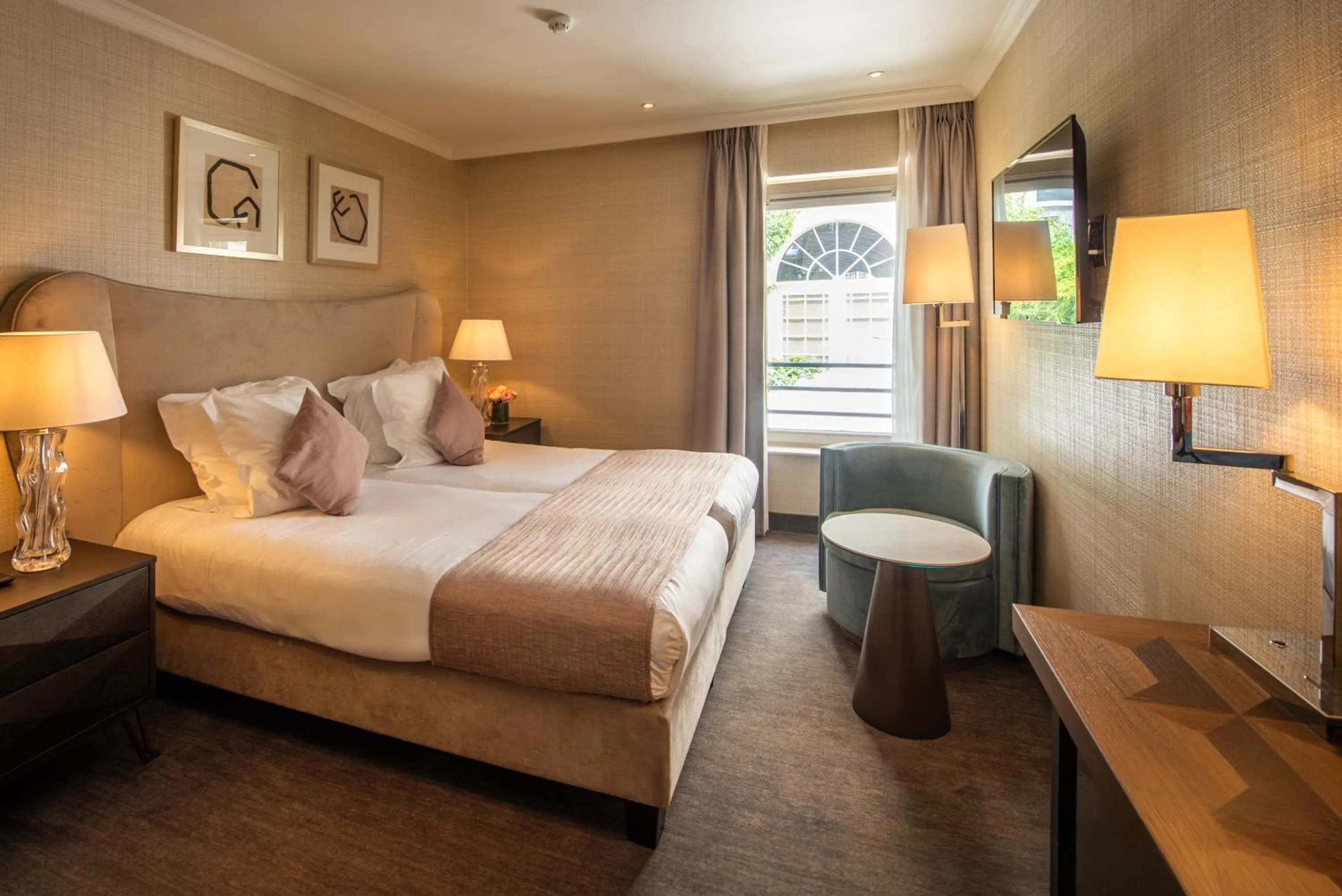 Comfort Room with Garden View in Dukes' Arches Brugge - by Dukes' Hotel Collection