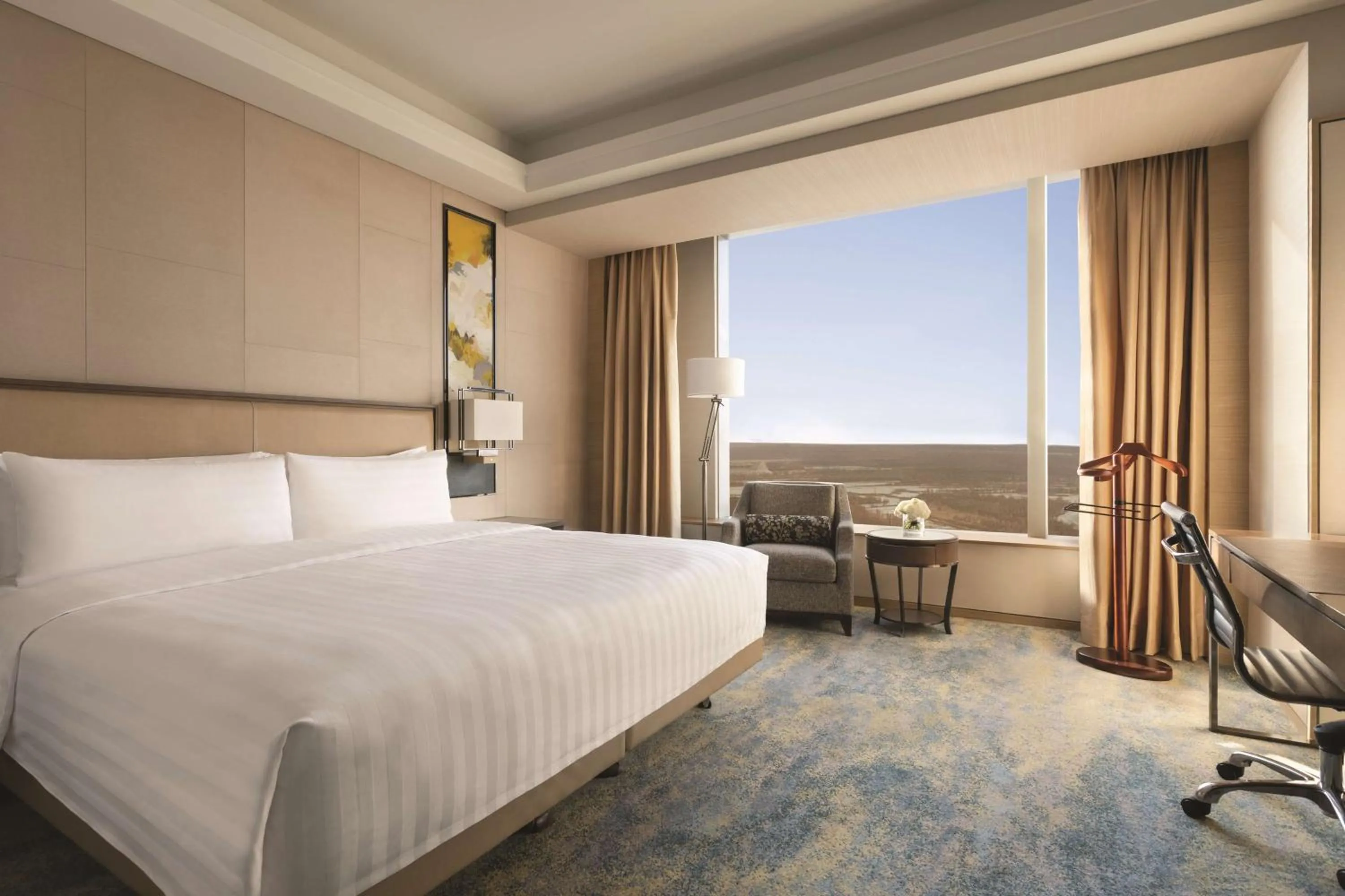 Panoramic River View King in Shangri-La Songbei, Harbin