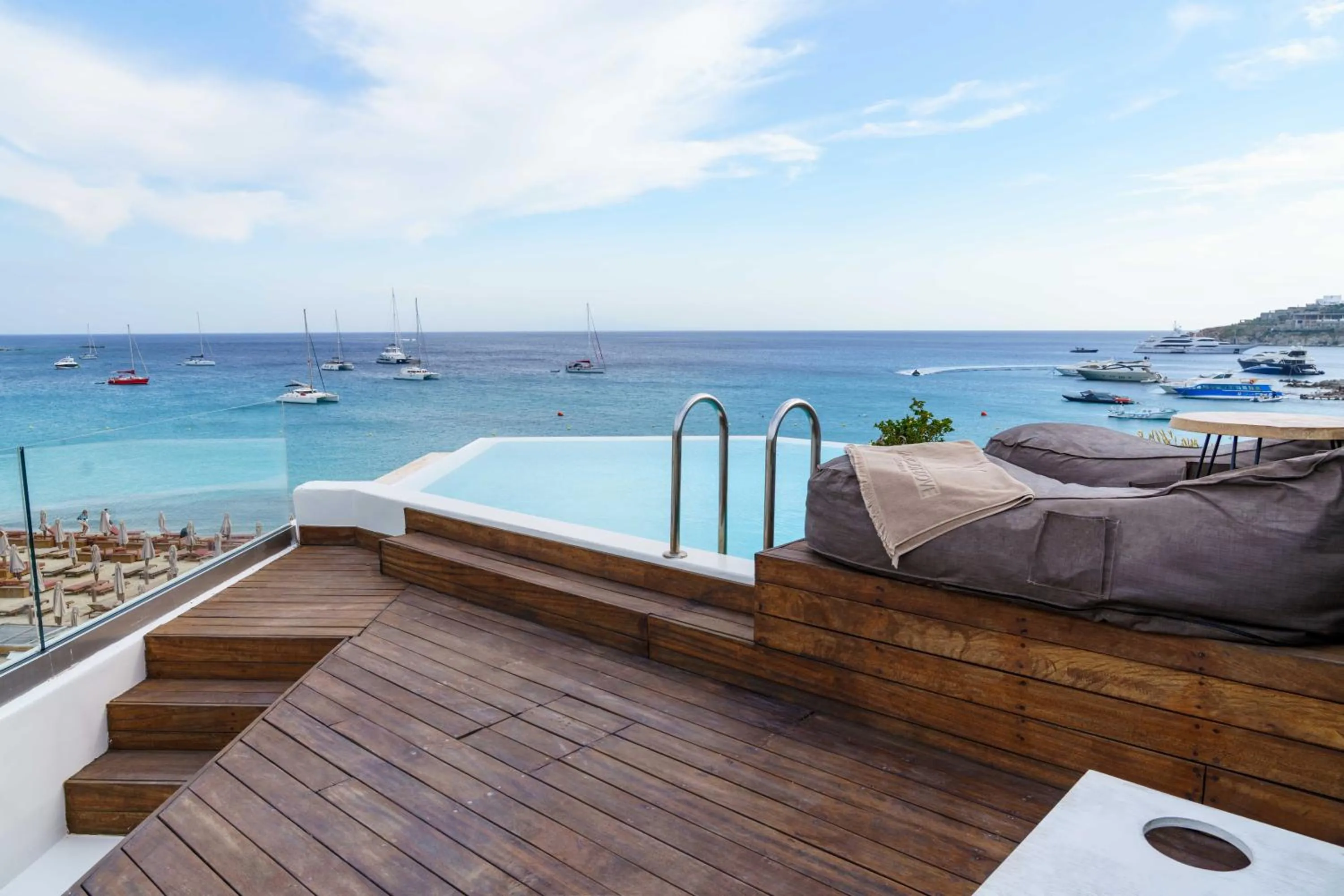 Fantasy Dream Suite with Private Pool and Sea View in Mykonos Dove Beachfront Hotel