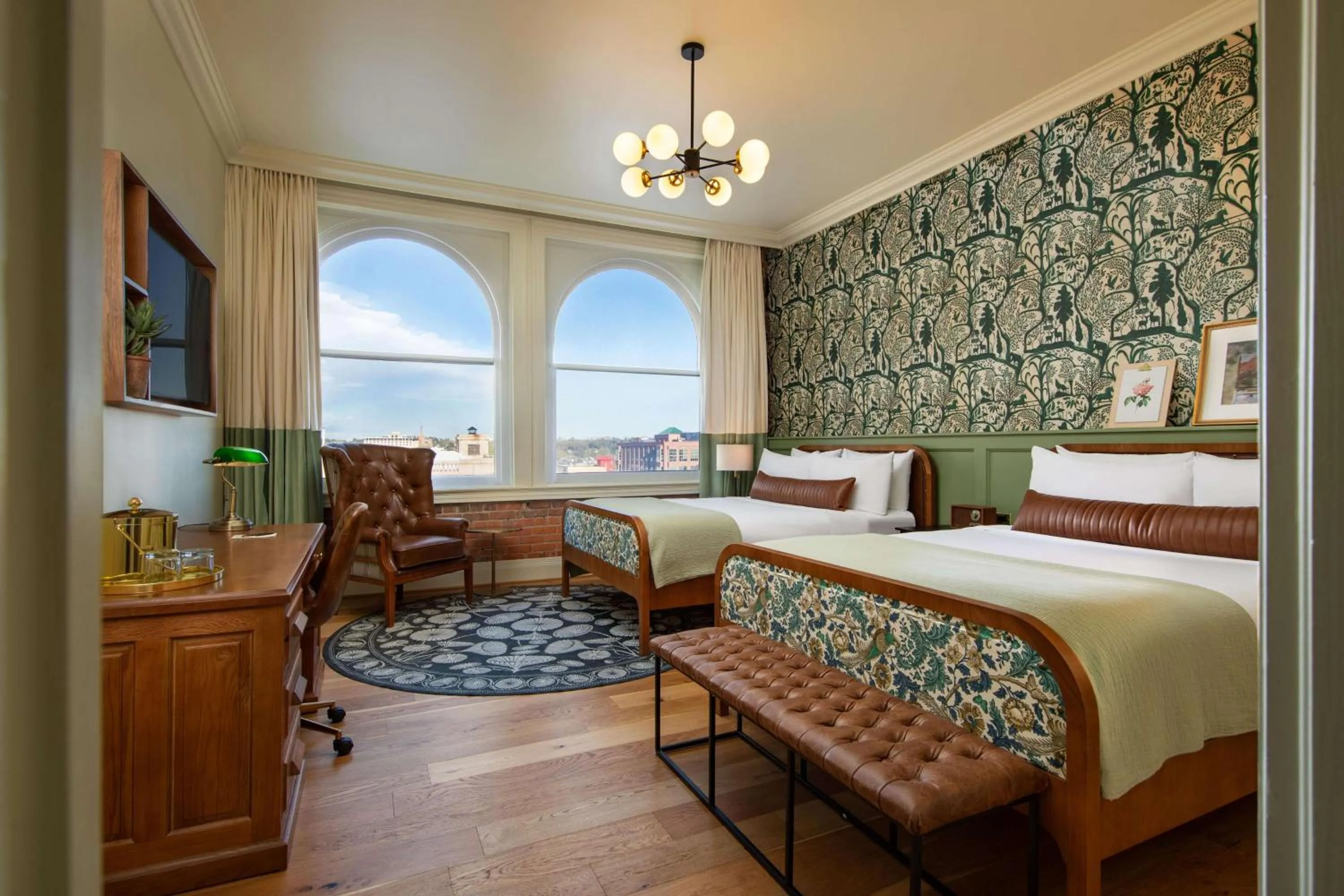 Silver Queen Room with Two Queen Beds in The Mining Exchange