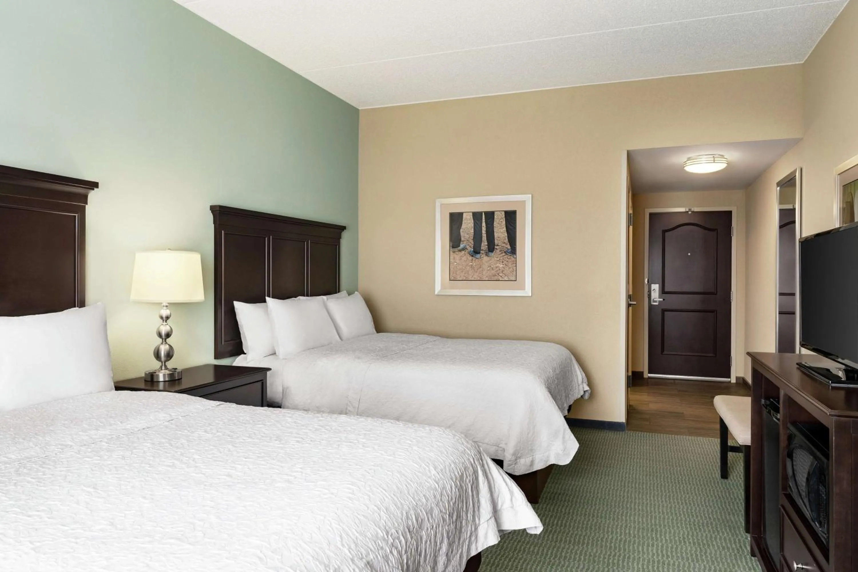 Queen Suite with Two Queen Beds - Non-Smoking in Hampton Inn & Suites Mount Joy/Lancaster West, Pa