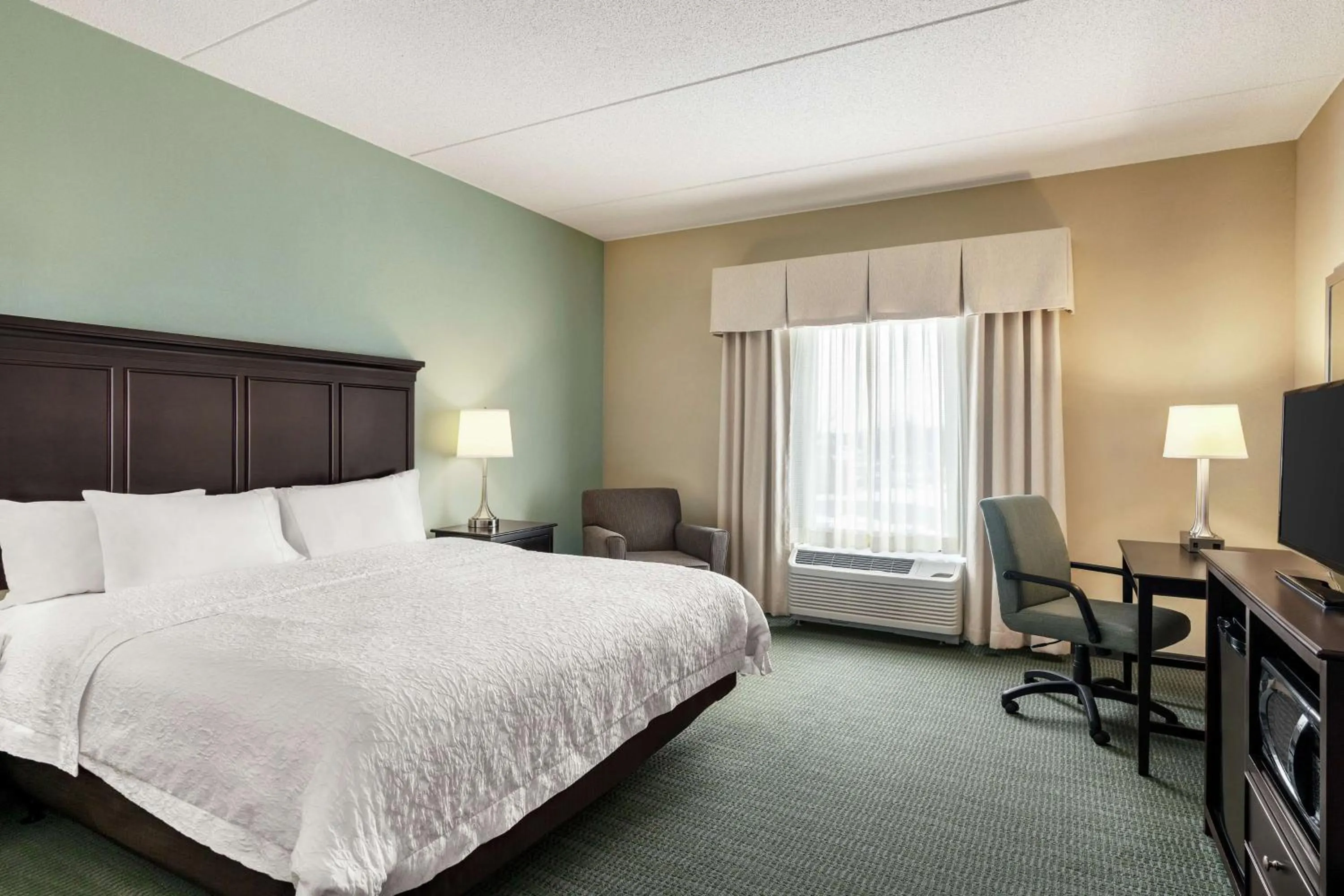 King Room with Accessible Tub - Mobility and Hearing Access/Non-Smoking in Hampton Inn & Suites Mount Joy/Lancaster West, Pa