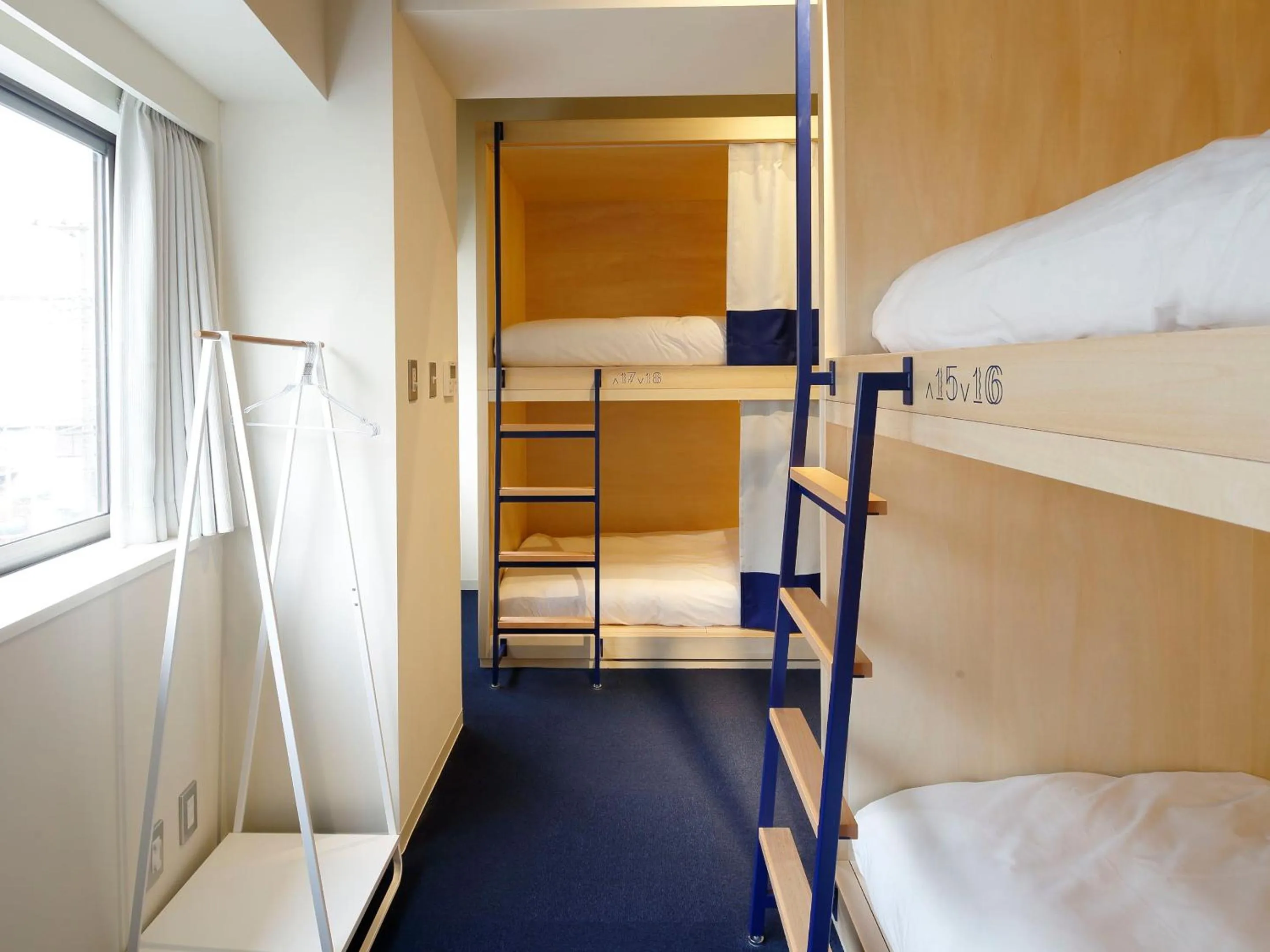 Economy Private Room with Bunk Beds / Shared Bathroom in LYURO Tokyo Kiyosumi by THE SHARE HOTELS