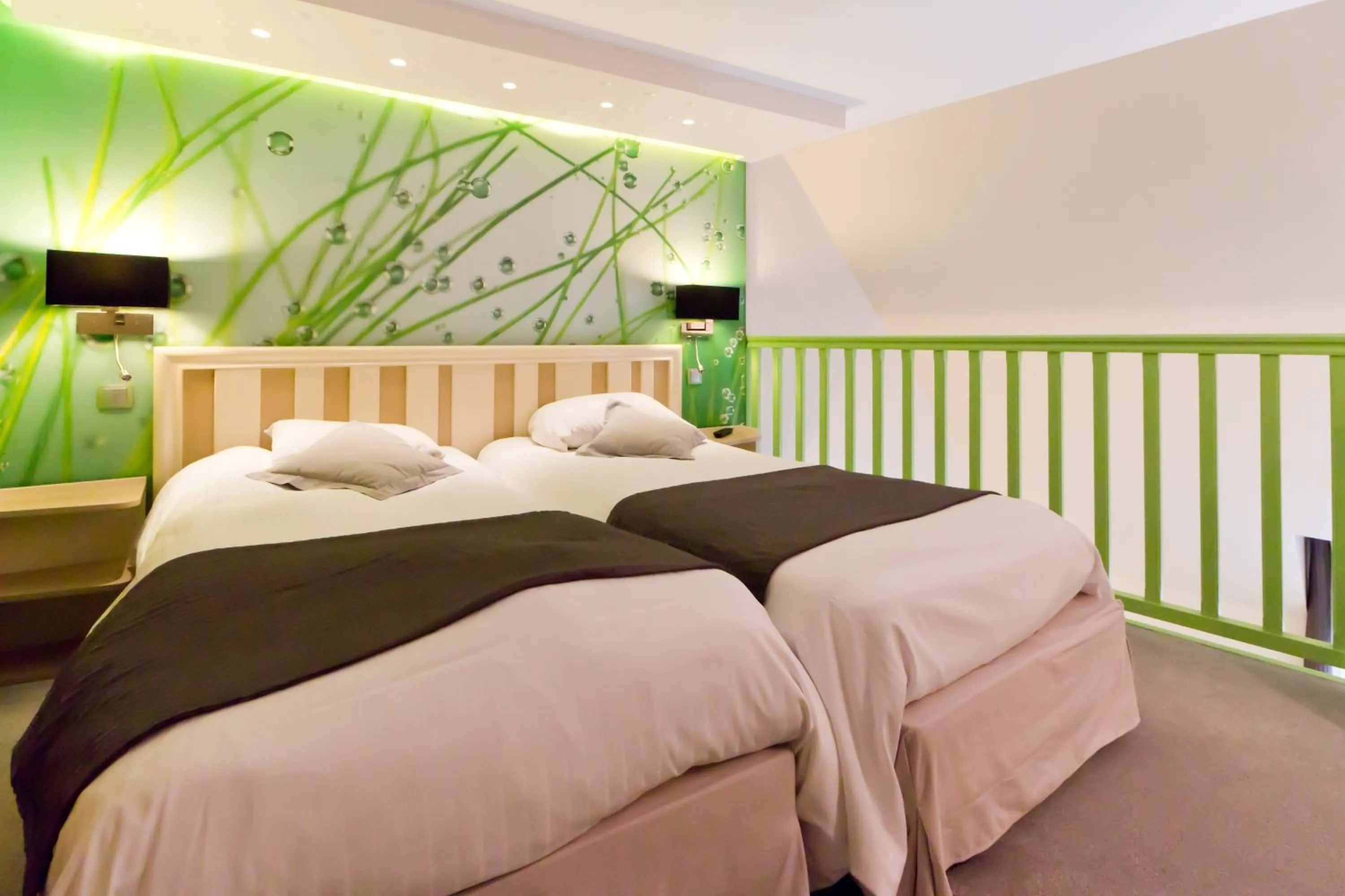 Celeste Family Room in Logis Hôtel Restaurant Le Fruitier