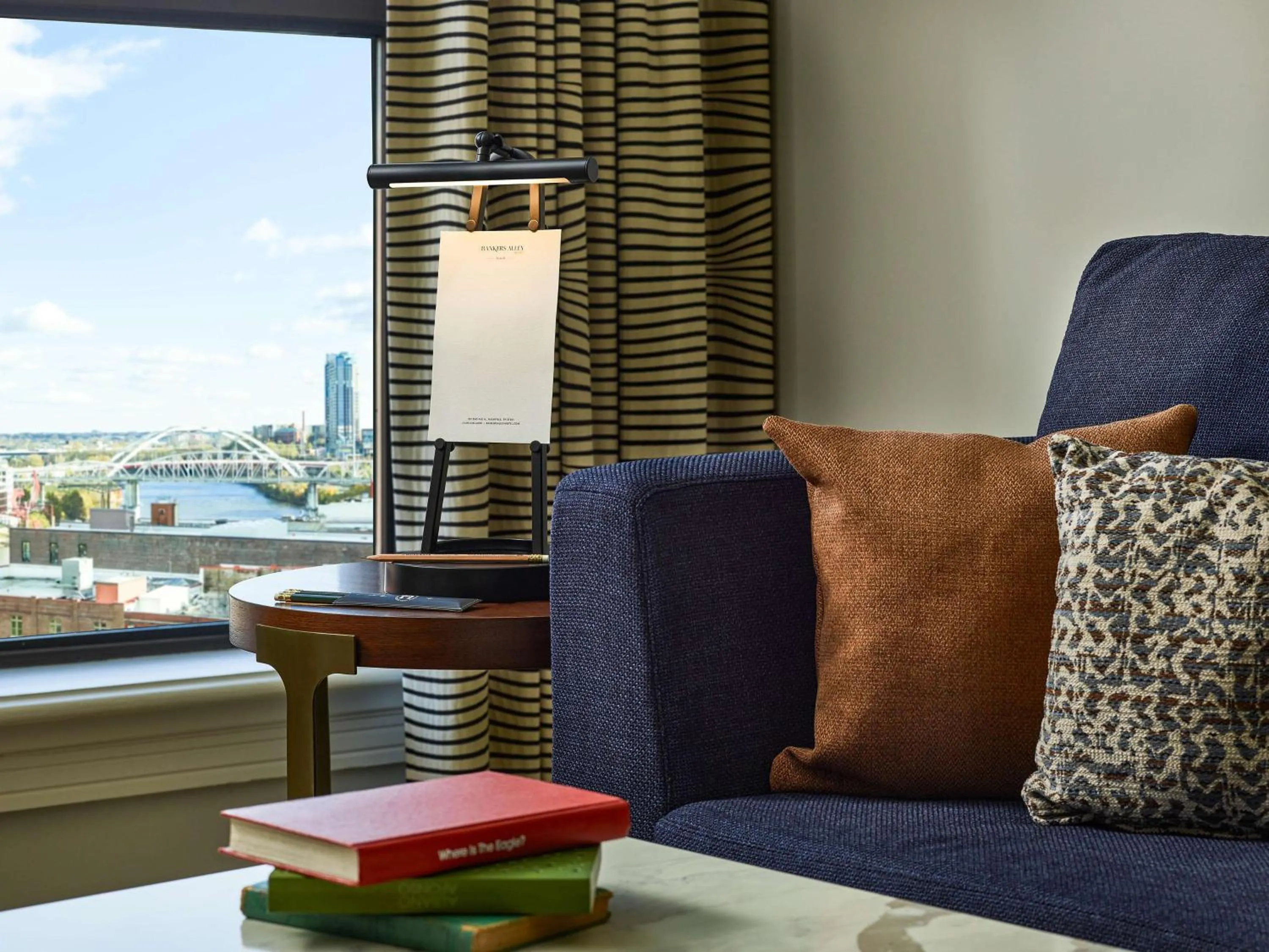 Deluxe One-Bedroom King Suite with City View in The Bankers Alley Hotel Nashville, Tapestry Collection by Hilton