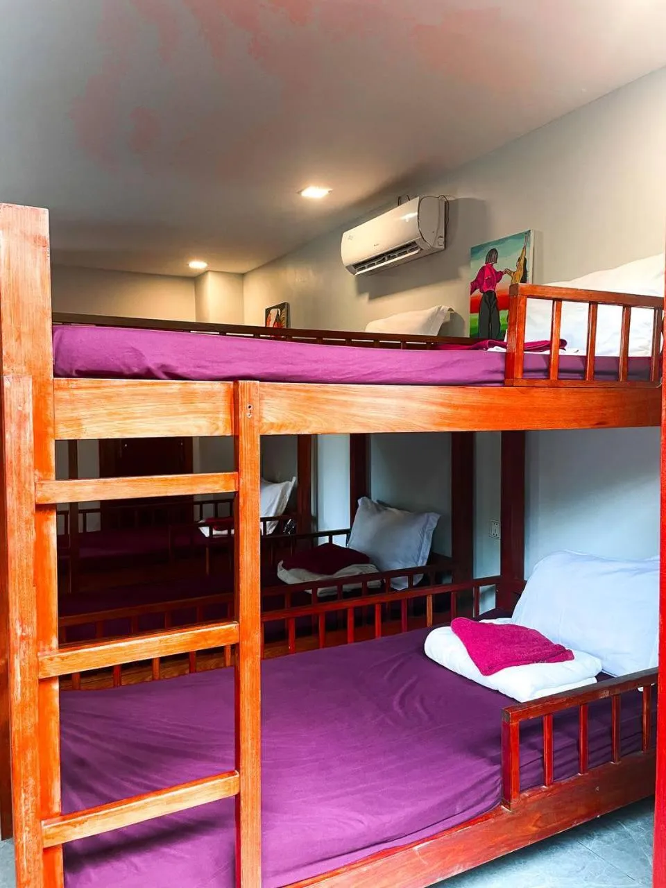 4-Bed Mixed Dormitory Room in Bamboo Bungalow