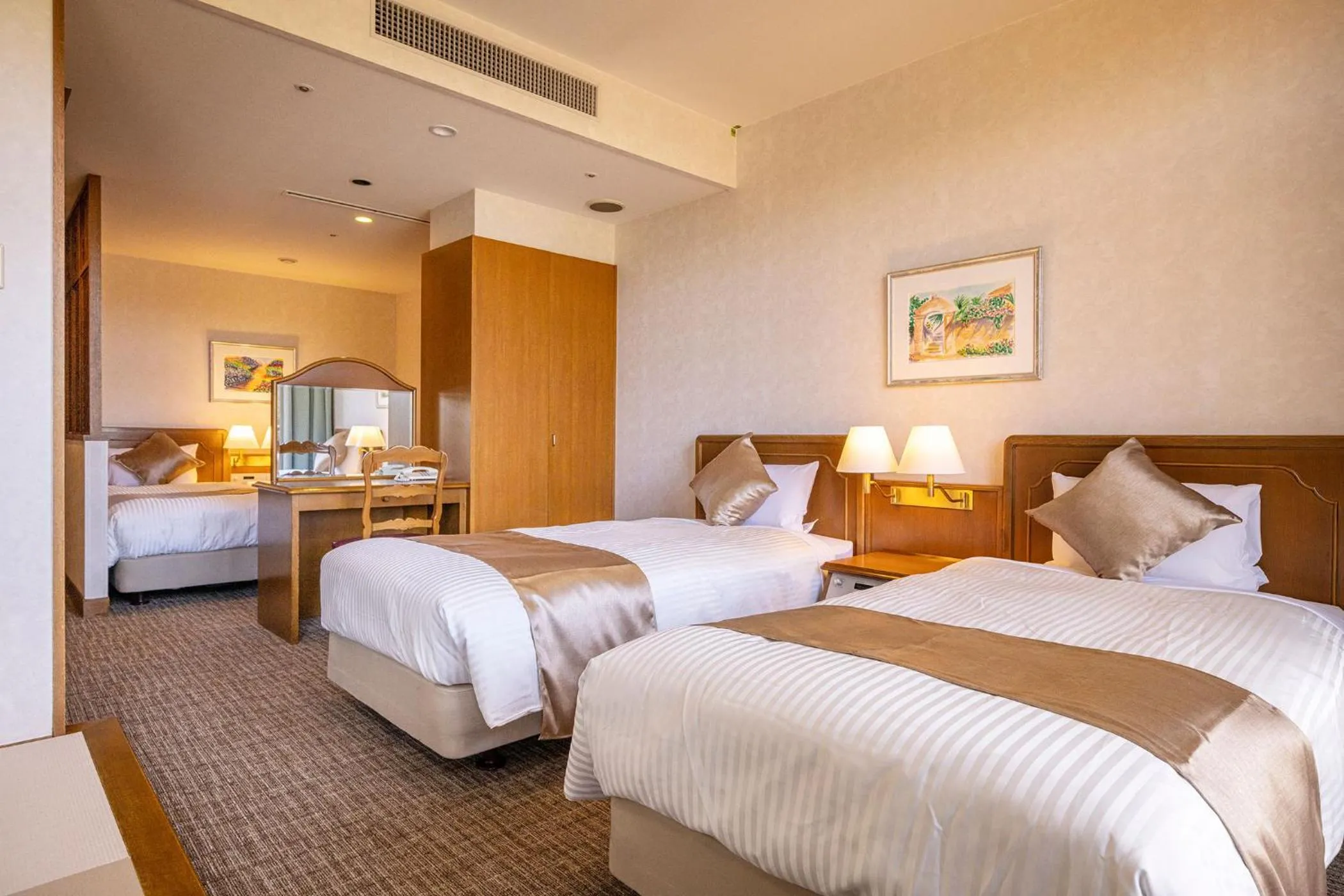 Quadruple Room with Tatami Area - single occupancy - Non-Smoking in Ooedo Onsen Monogatari Premium Saikaibashi