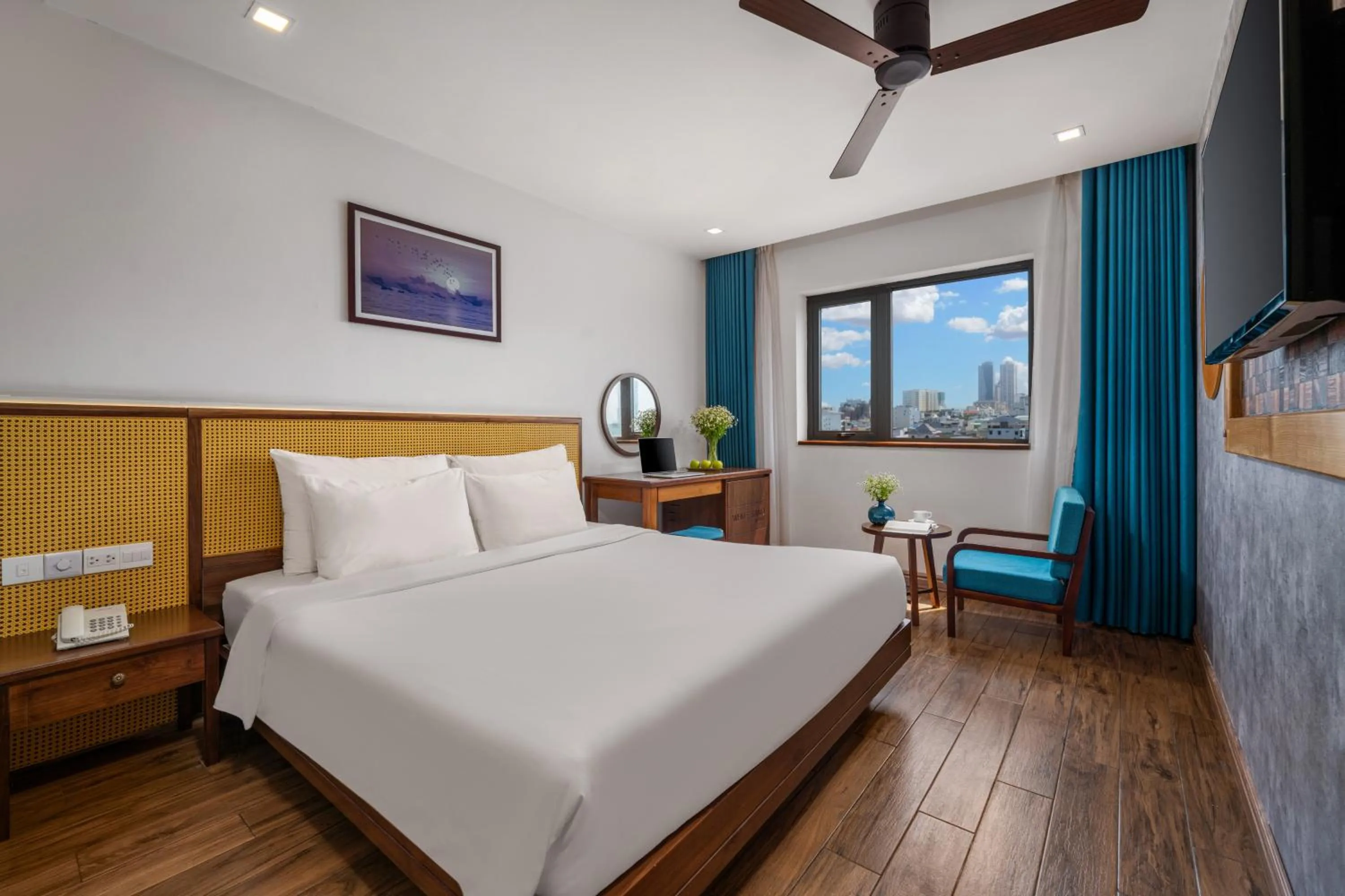 Superior Double Room with City View in White Sand Boutique Hotel