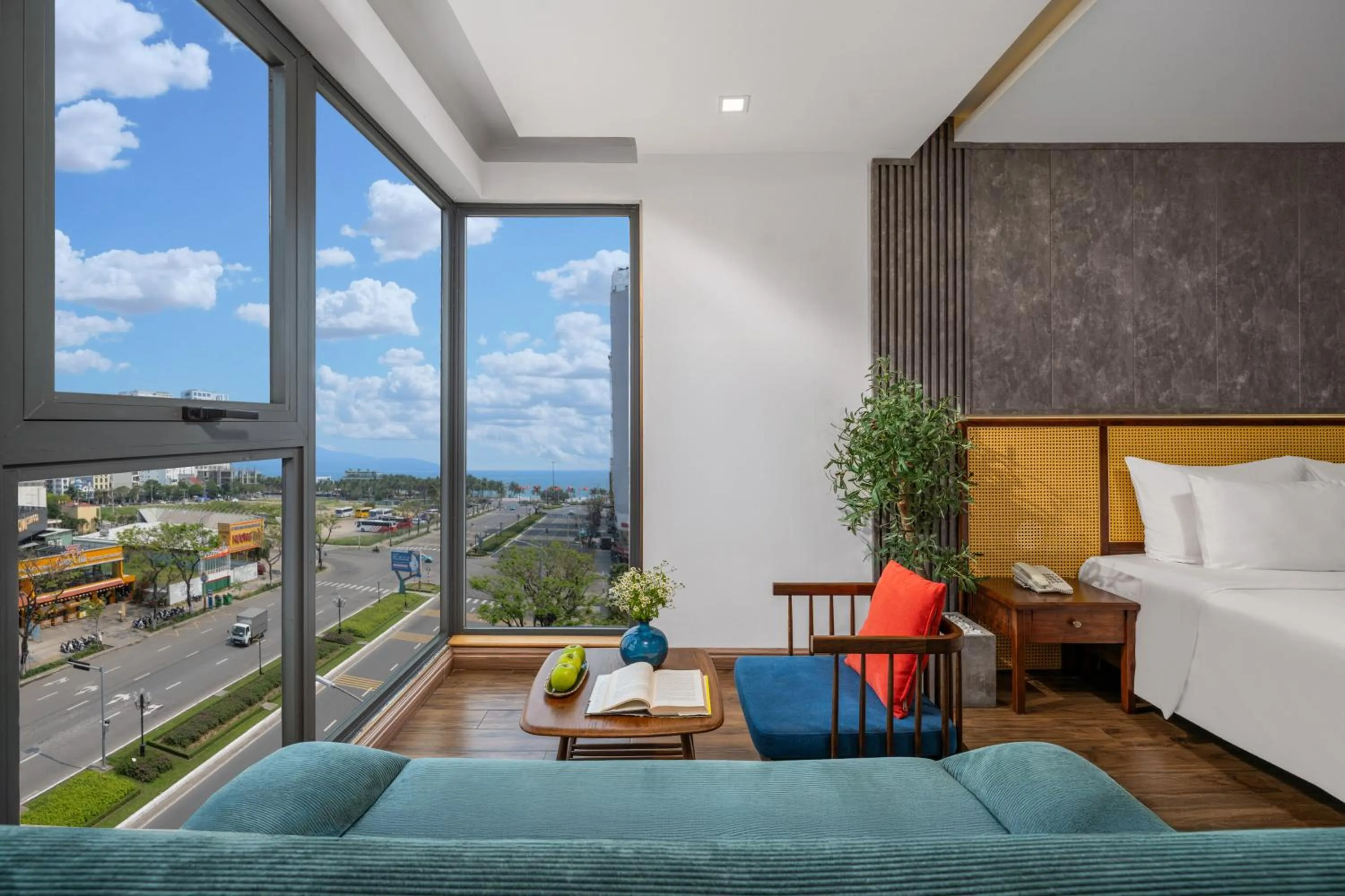 Executive Double Room with Partial Sea View in White Sand Boutique Hotel