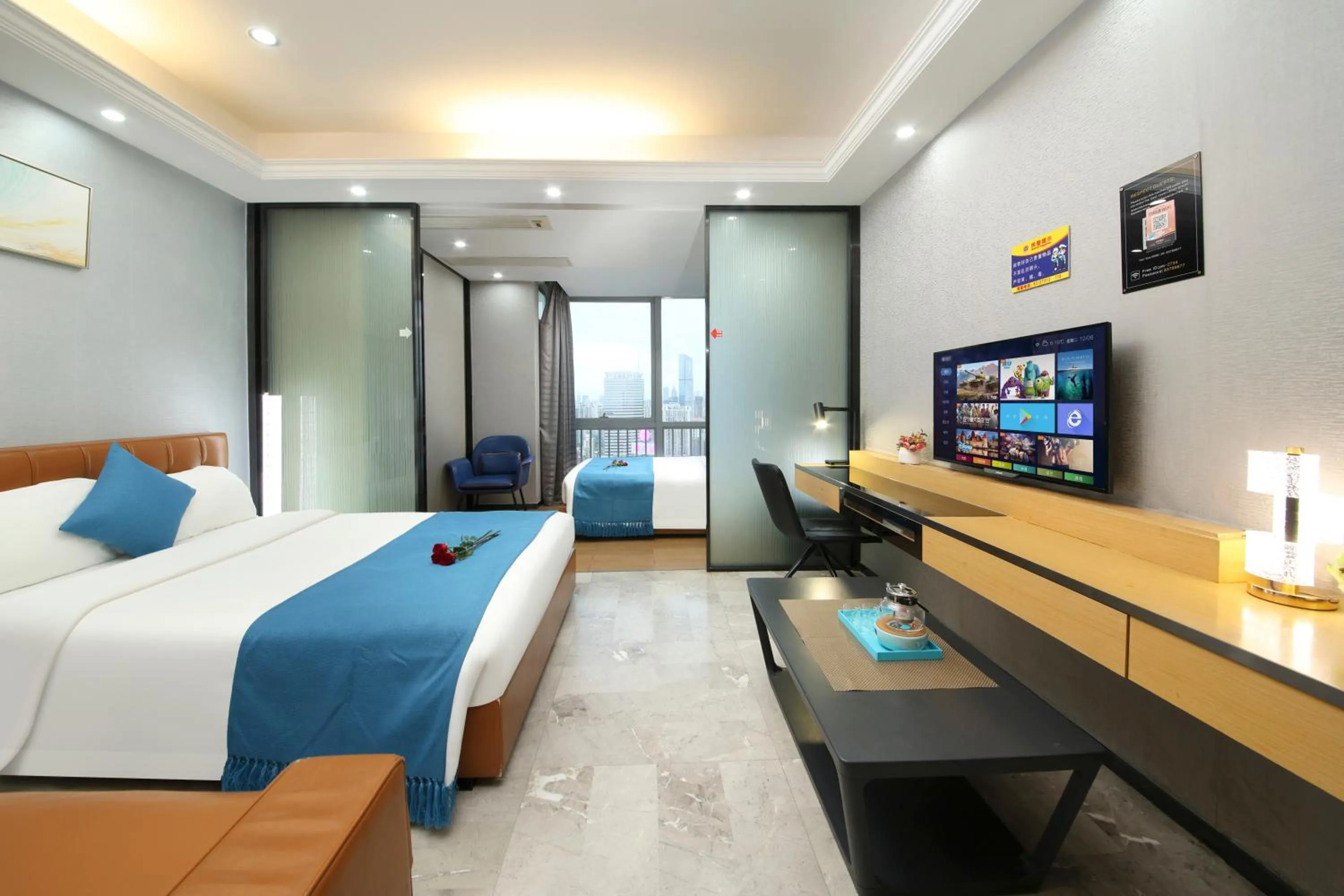 Deluxe Twin Studio in Pengman Beijing Road A-mall Apartment