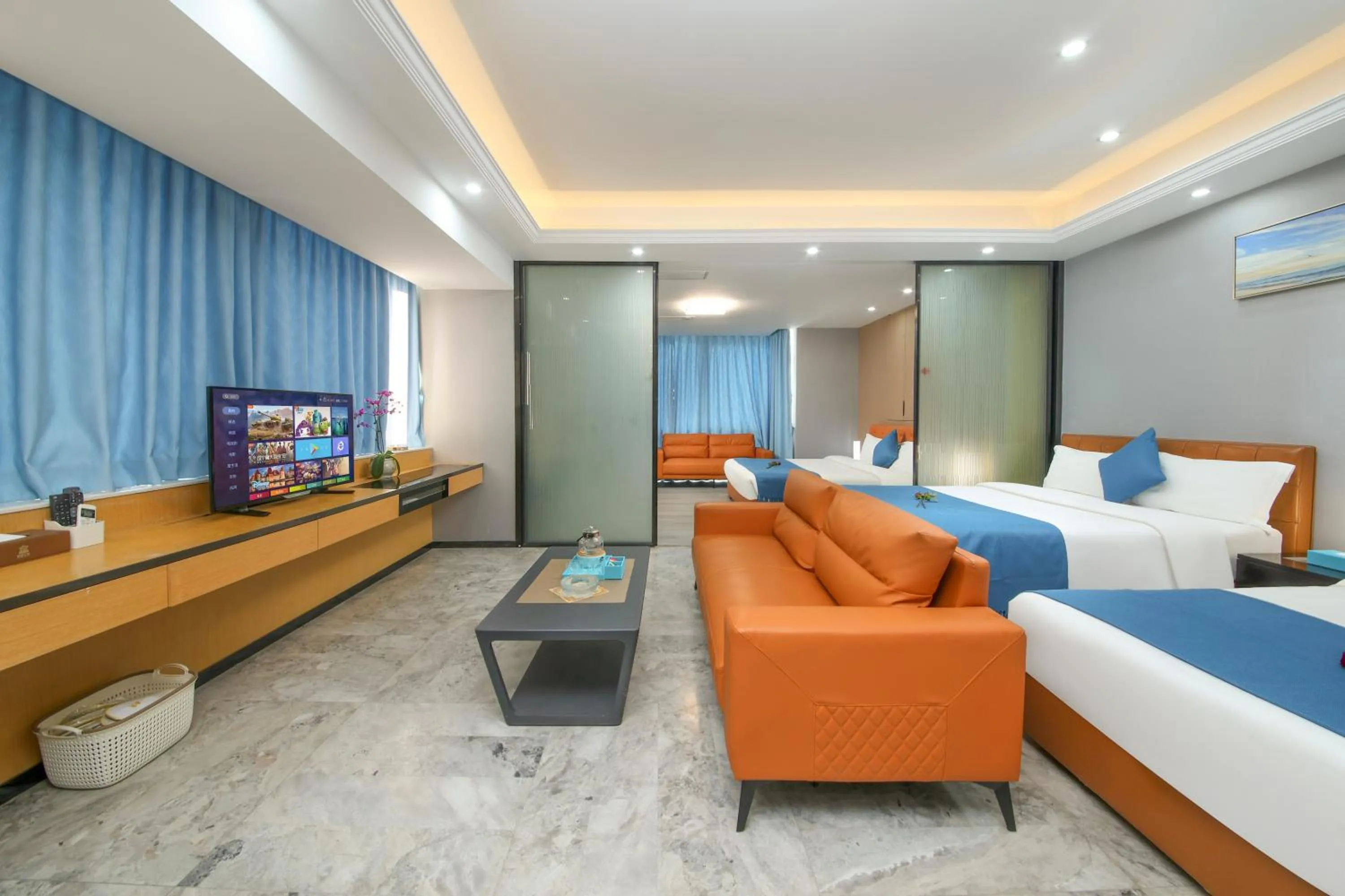 Two-Bedroom Suite in Pengman Beijing Road A-mall Apartment