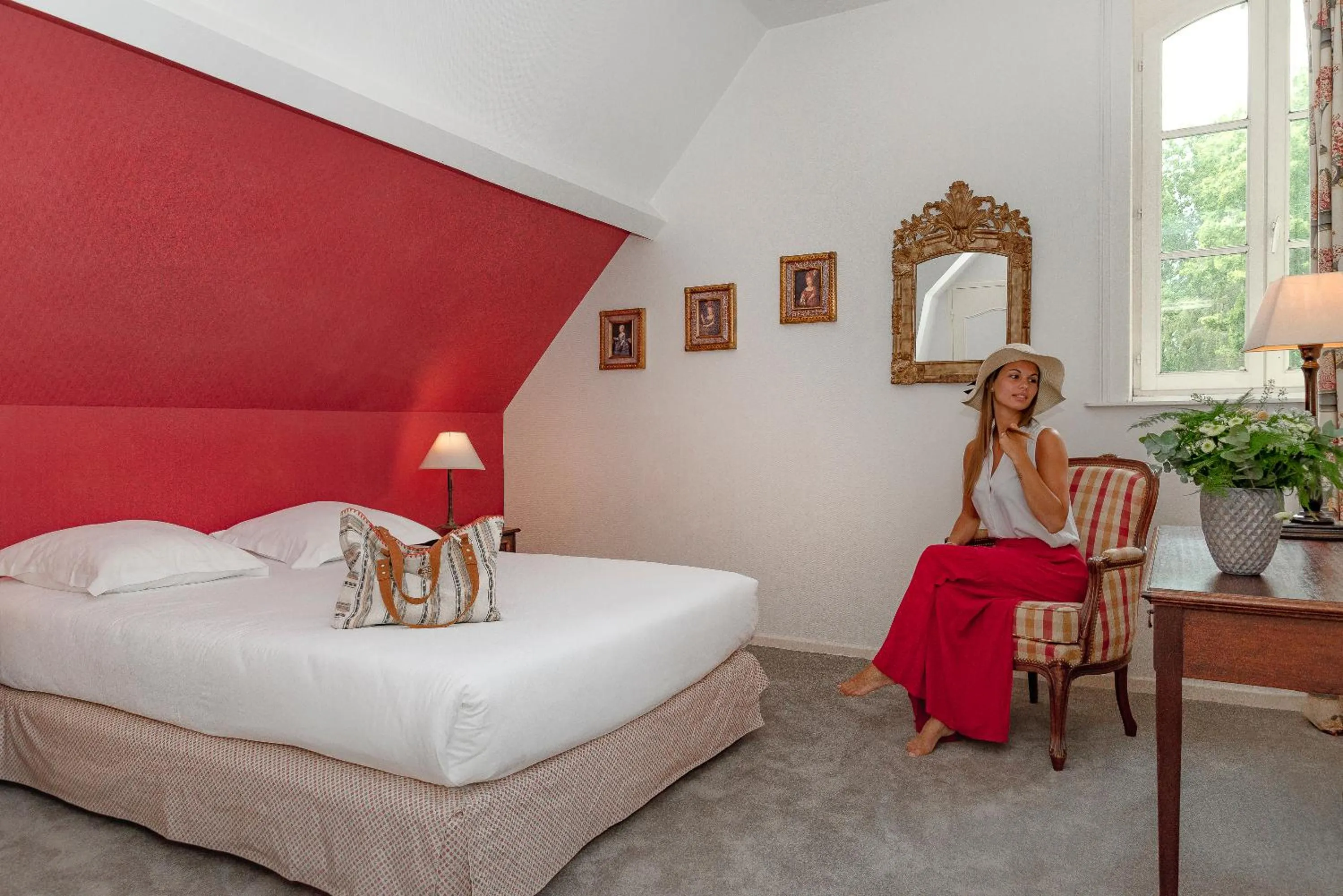 Confort Château - Chambre Double  in Hôtel Château Tilques