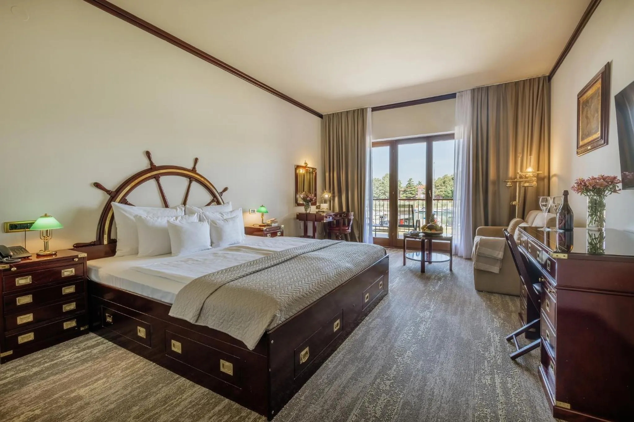 Double Room with Balcony and Partial Sea View - single occupancy in Boutique Hotel Nautica - SPA & wellness, FREE Parking, Pet friendly