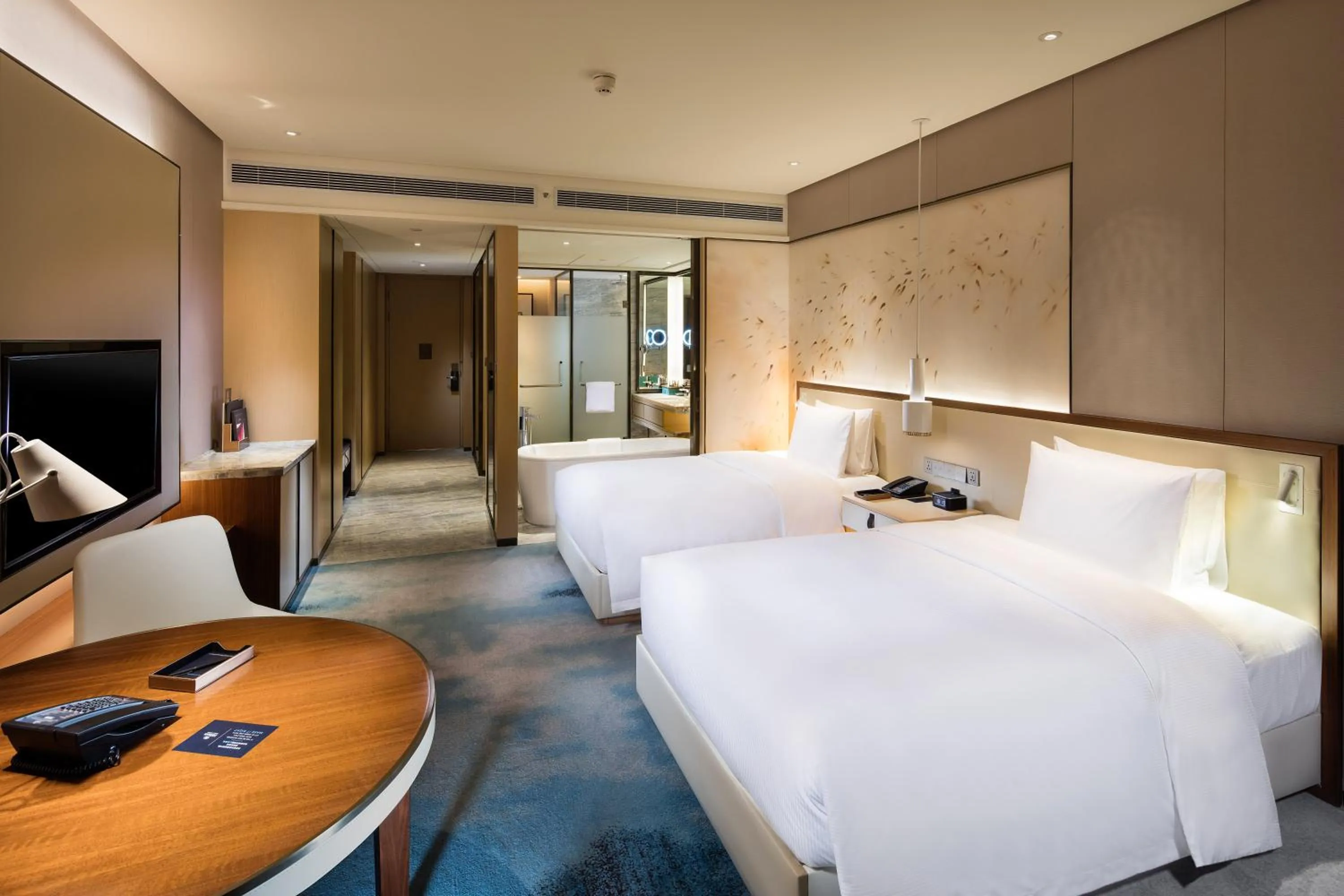 Twin Room with River View in Hilton Quanzhou Riverside