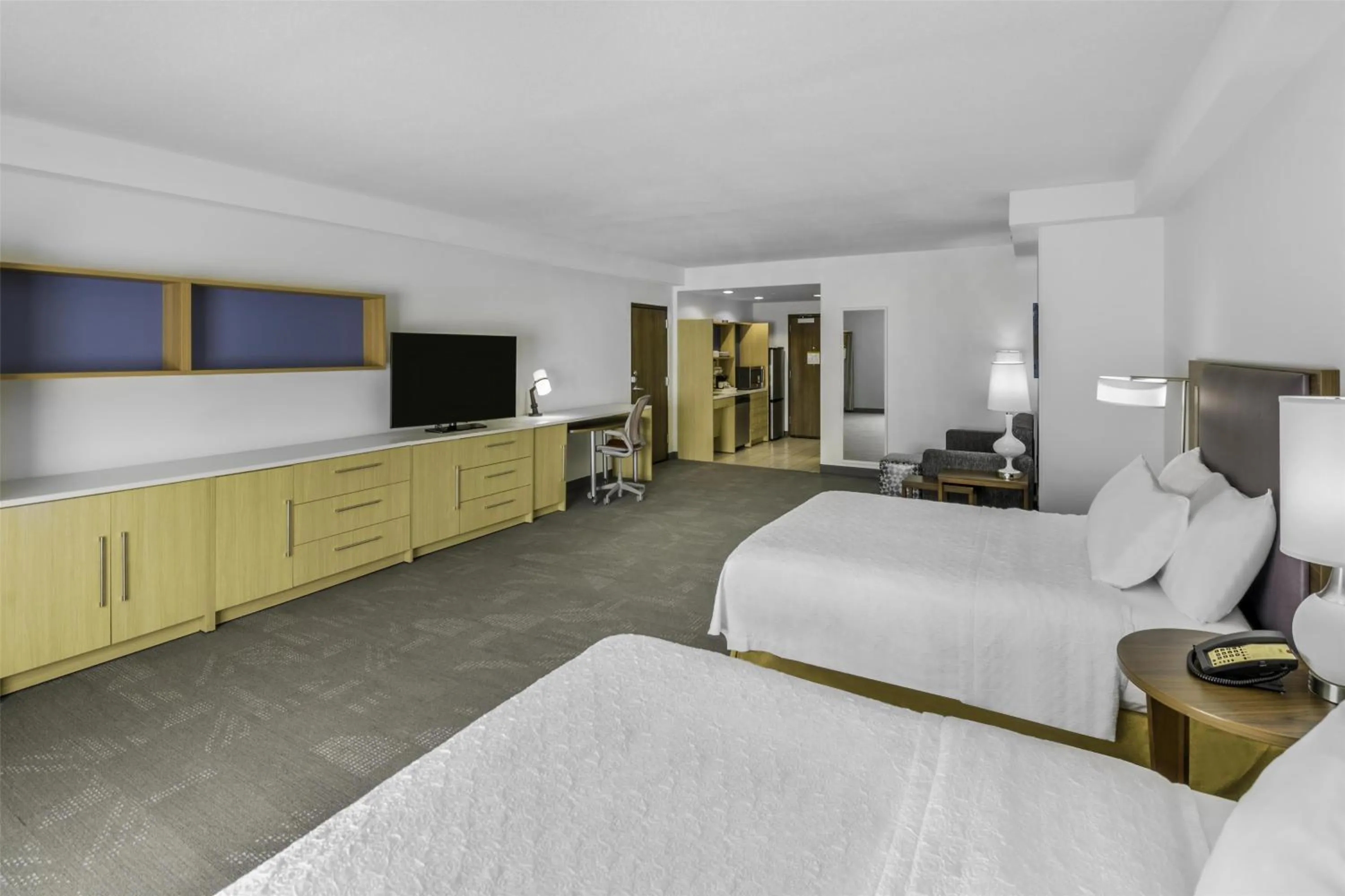 Queen Studio with Two Queen Beds - Mobility and Hearing Access/Non-Smoking in Home2 Suites By Hilton St. Simons Island