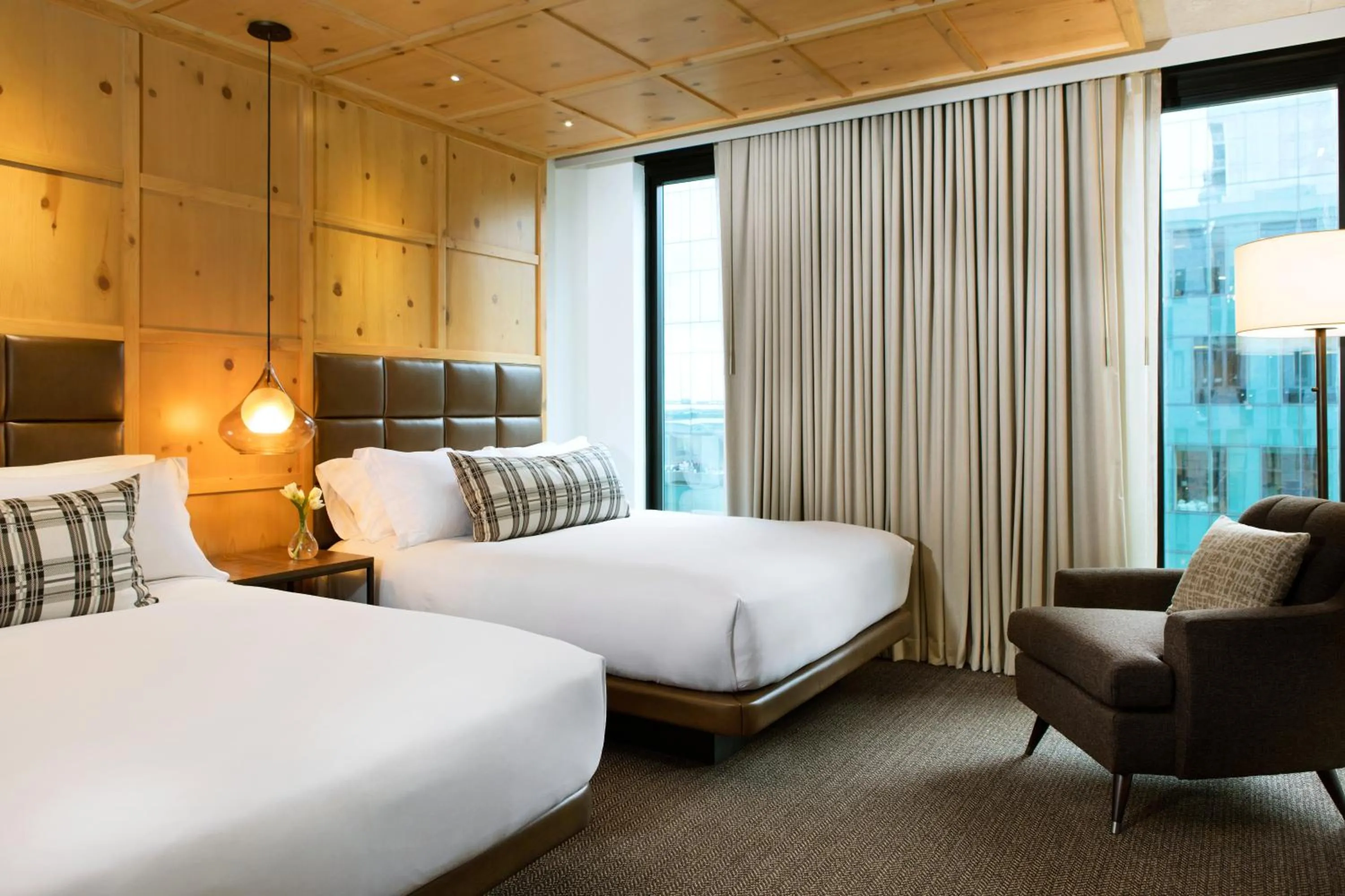 Essential Queen Room with Two Queen Beds and Union Station View in Limelight Hotel Denver