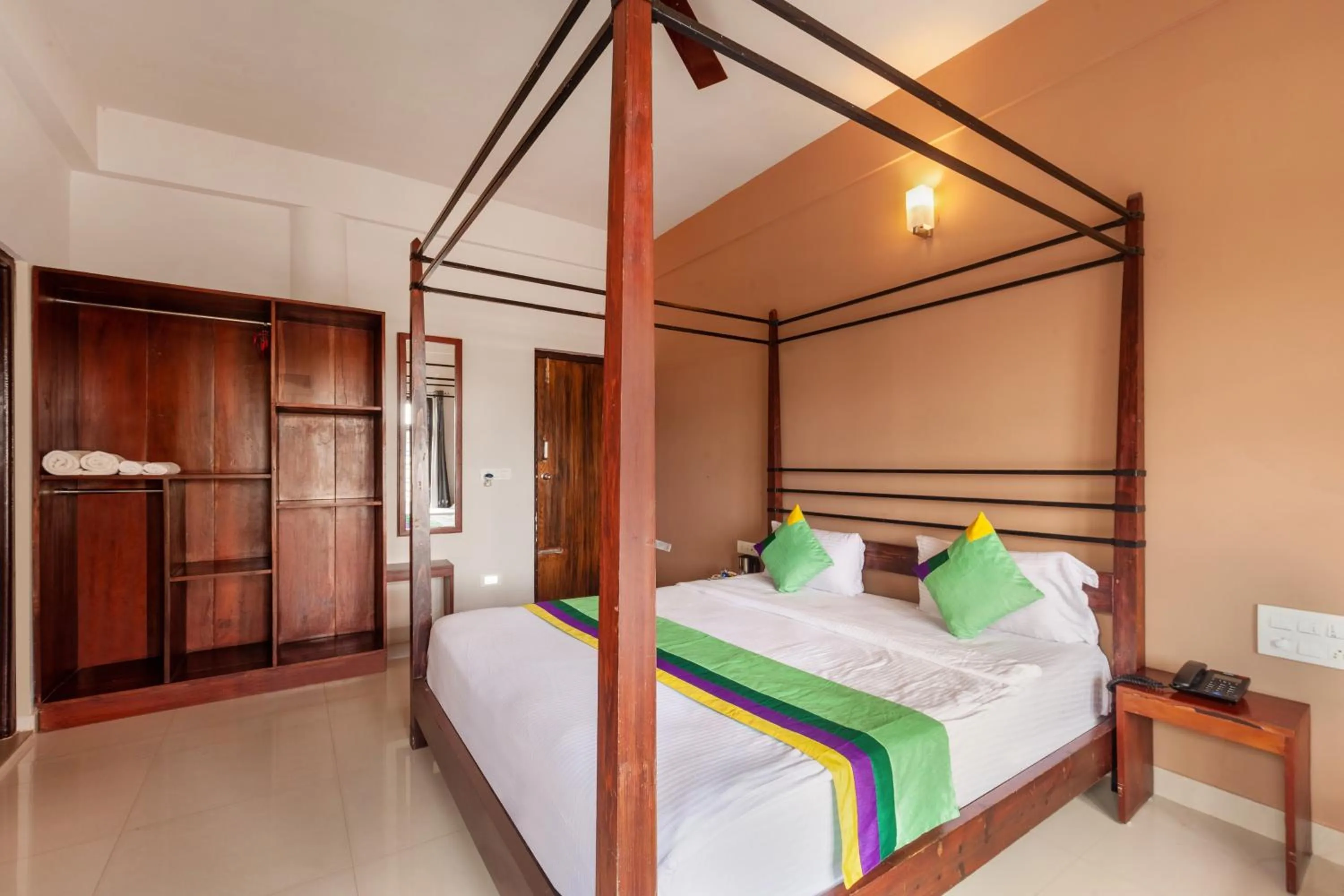 Spacious Premium Room in Treebo Vrindavan, 3 Km From Madikeri Fort