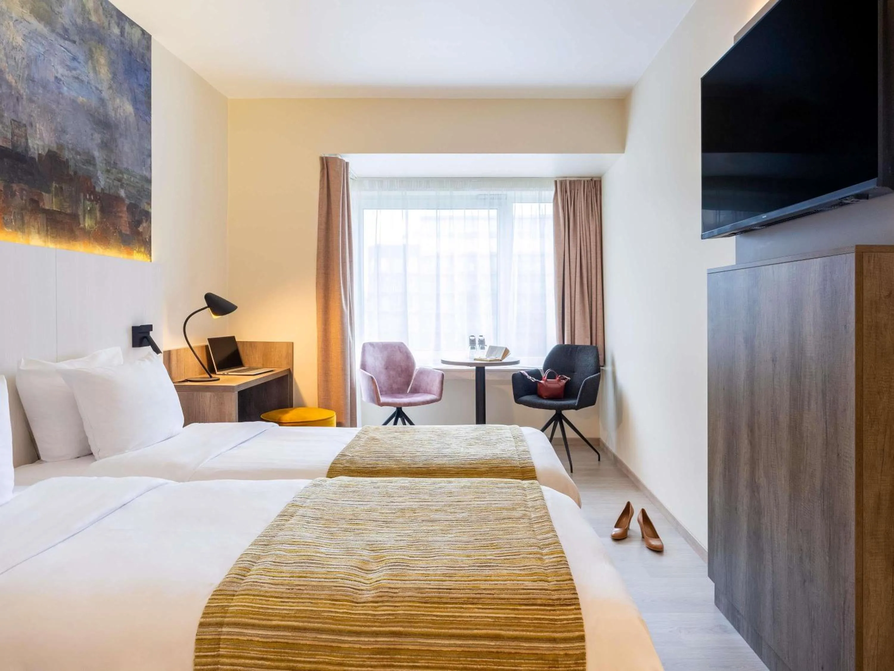 Superior Twin Room with 2 separate beds in Mercure Oostende