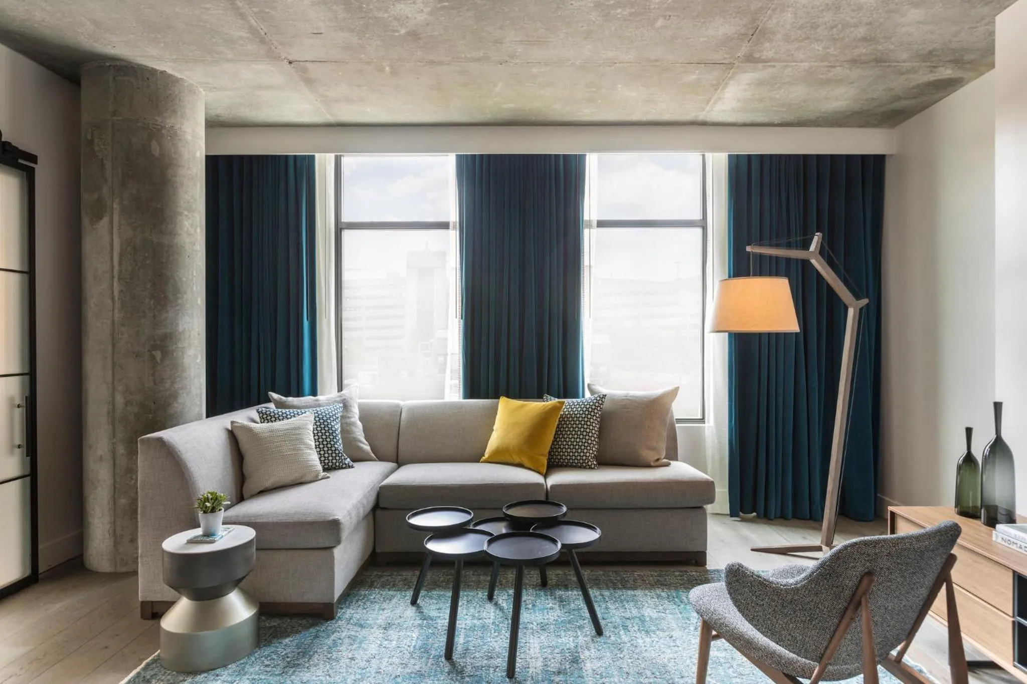 One-Bedroom King Suite with Tub and Walk-In Shower in Kimpton Aertson Hotel by IHG