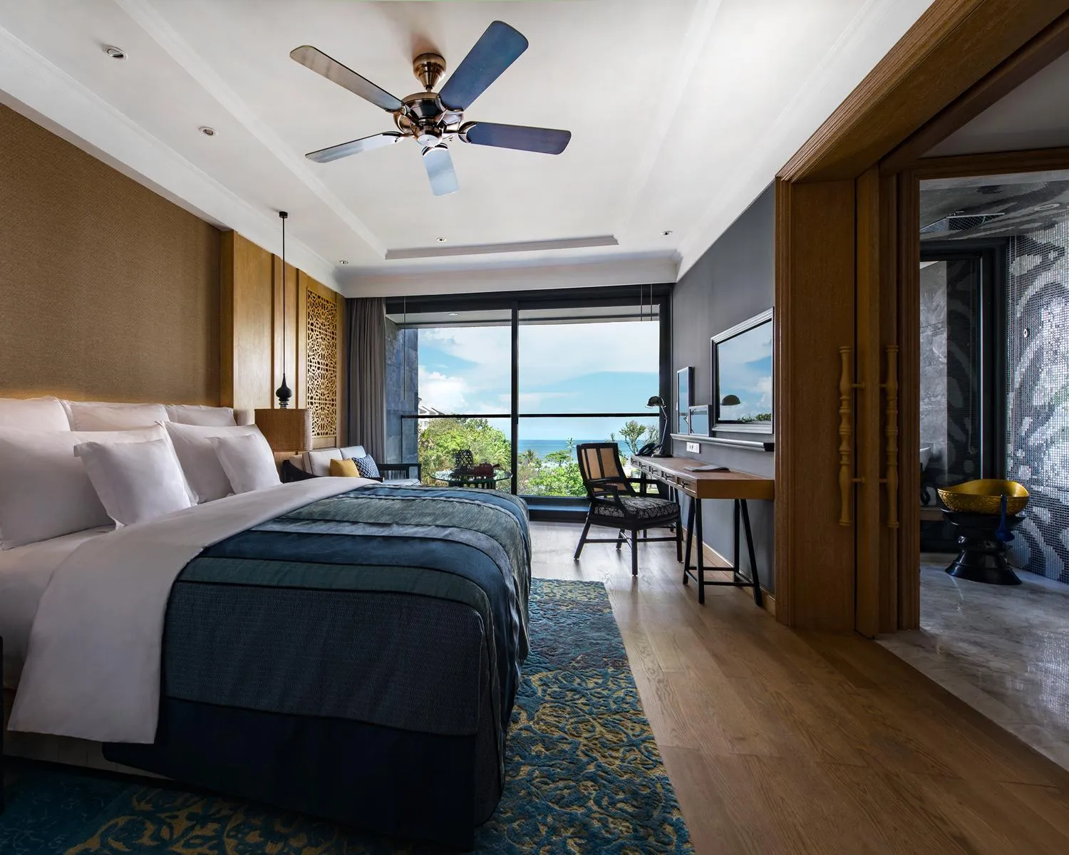 Standard King Room with Partial Ocean View in Hotel Indigo Bali Seminyak Beach by IHG