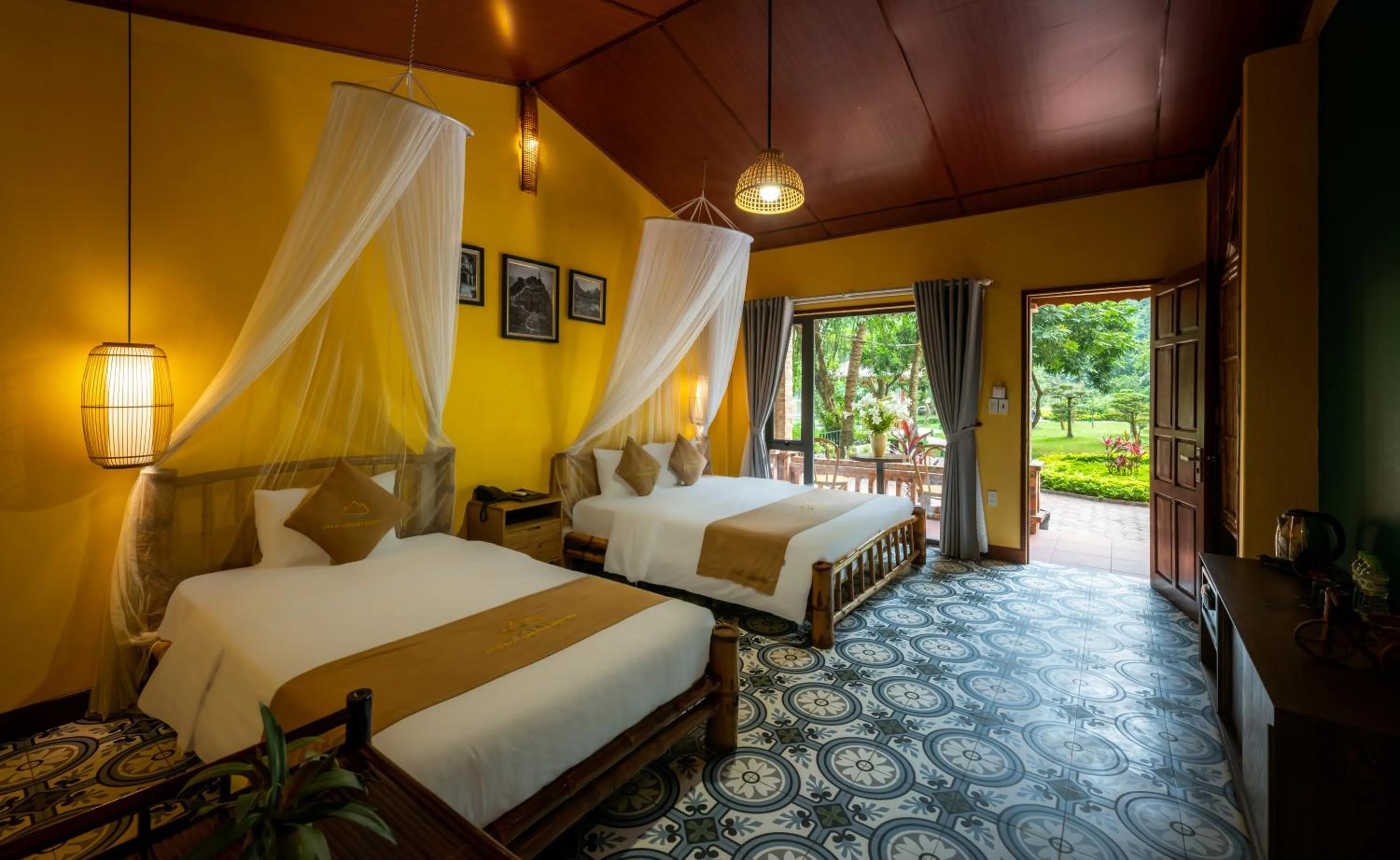 Triple Room with Garden View in An's Eco Garden Resort