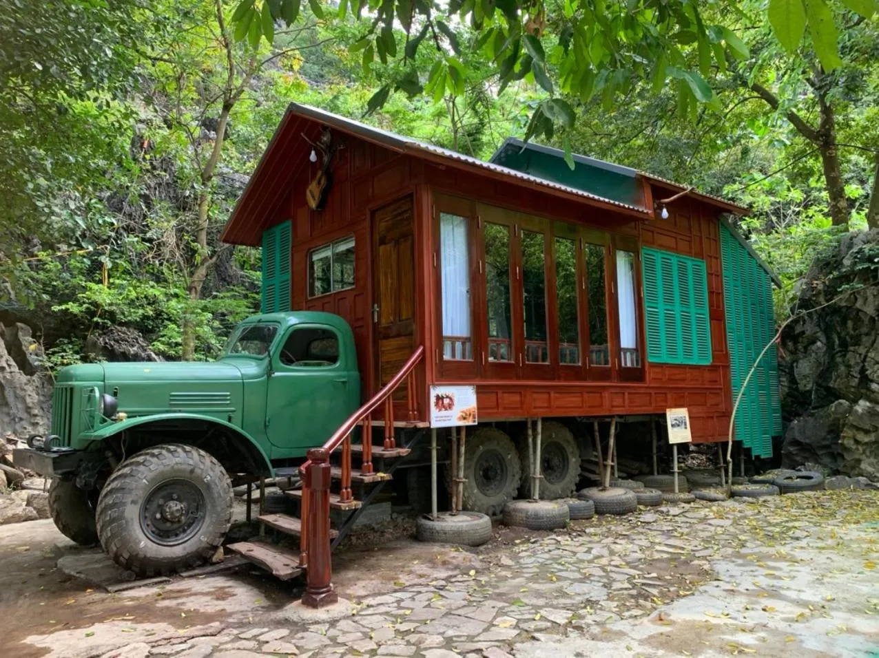 Caravan in An's Eco Garden Resort
