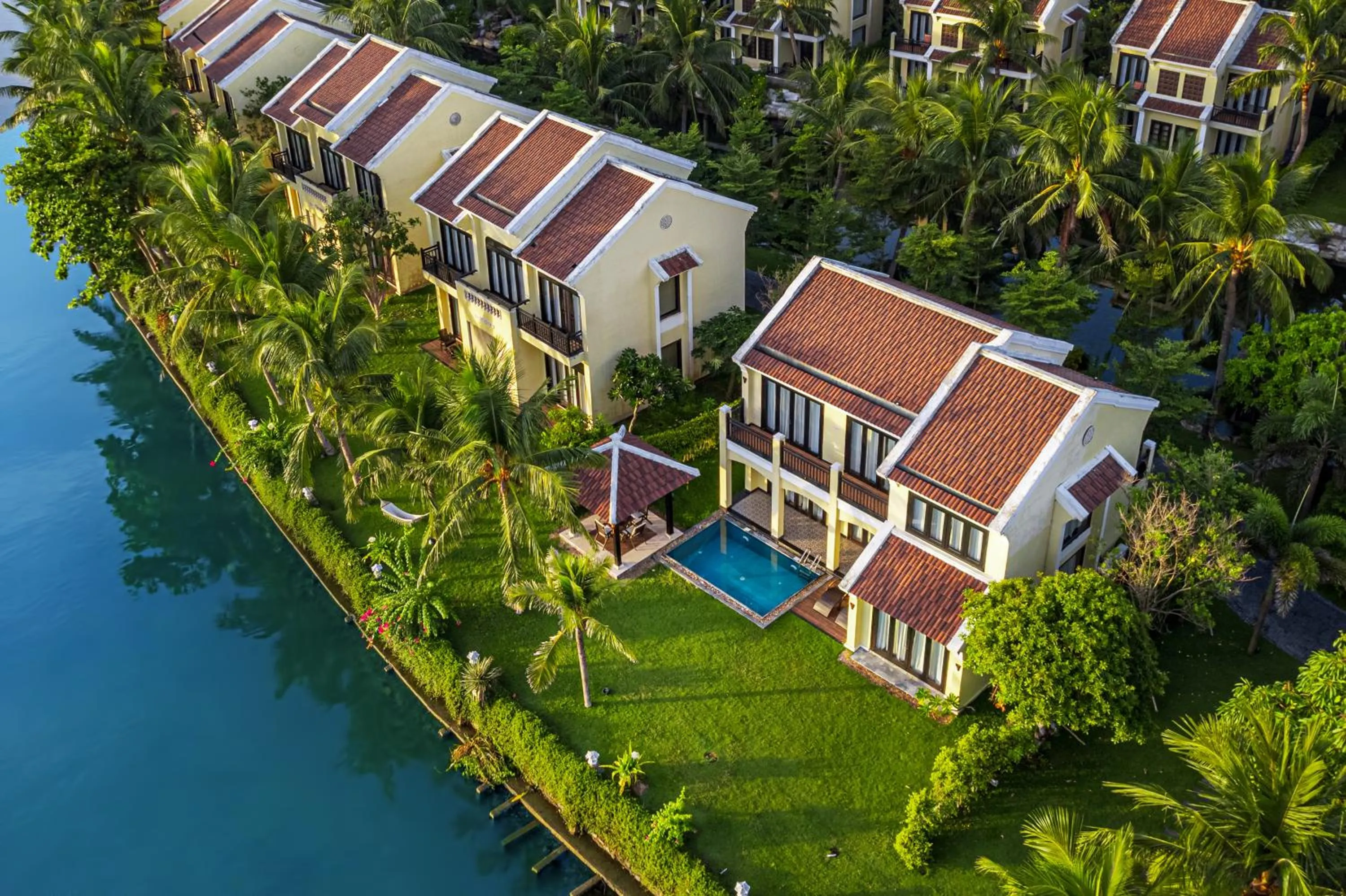 Four-Bedroom Villa with Private Pool and River View in Koi Resort & Spa Hoi An