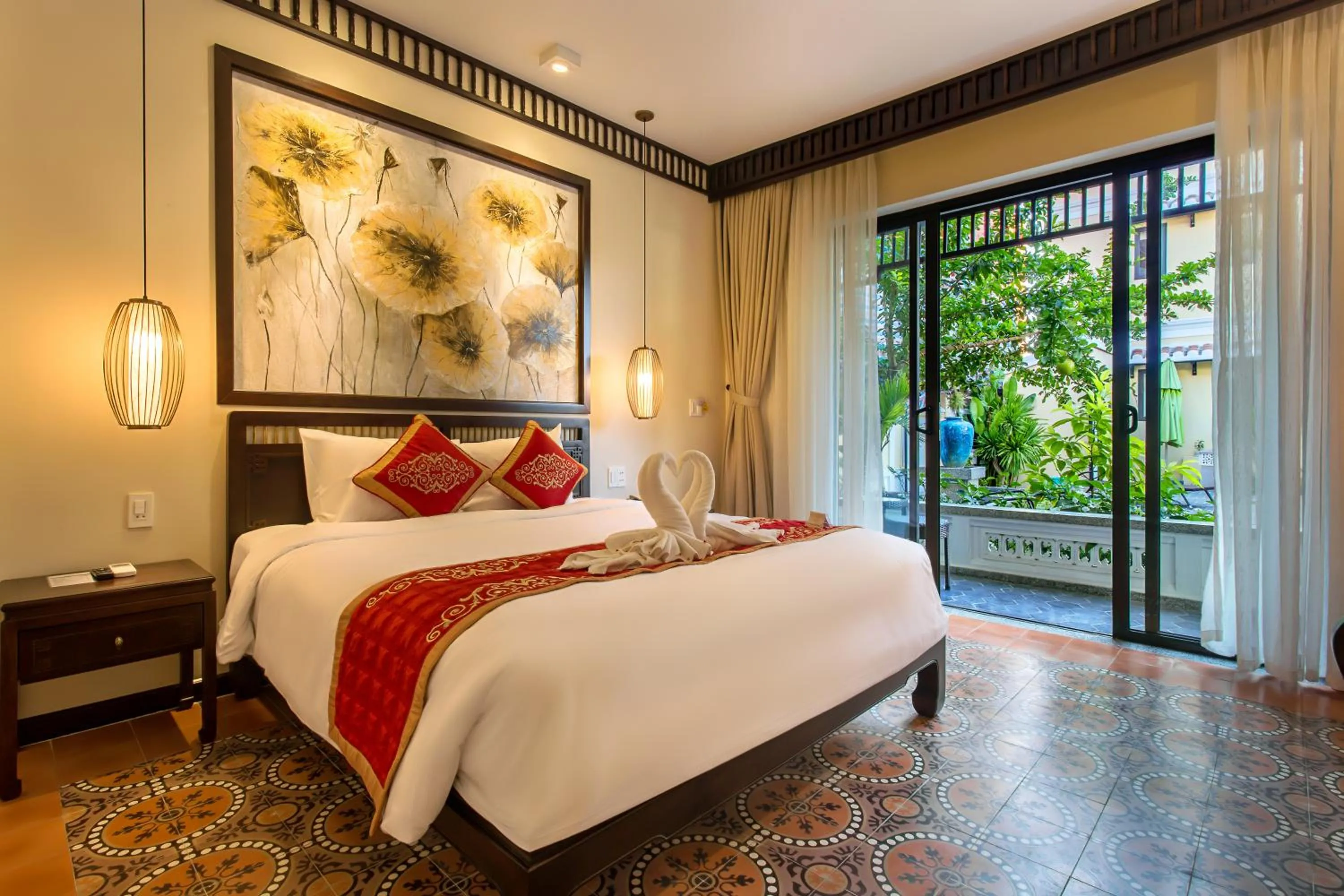 Deluxe Pool View Room with Balcony in Hoi An Field Boutique Resort & Spa