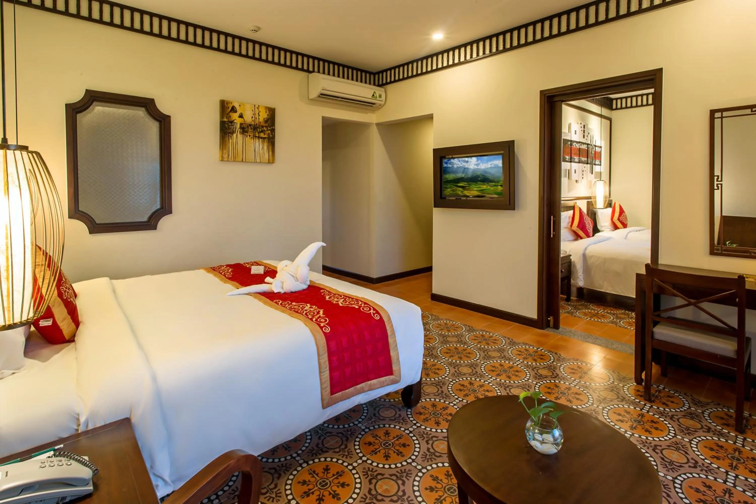 Family suites Rice Field view with Balcony in Hoi An Field Boutique Resort & Spa