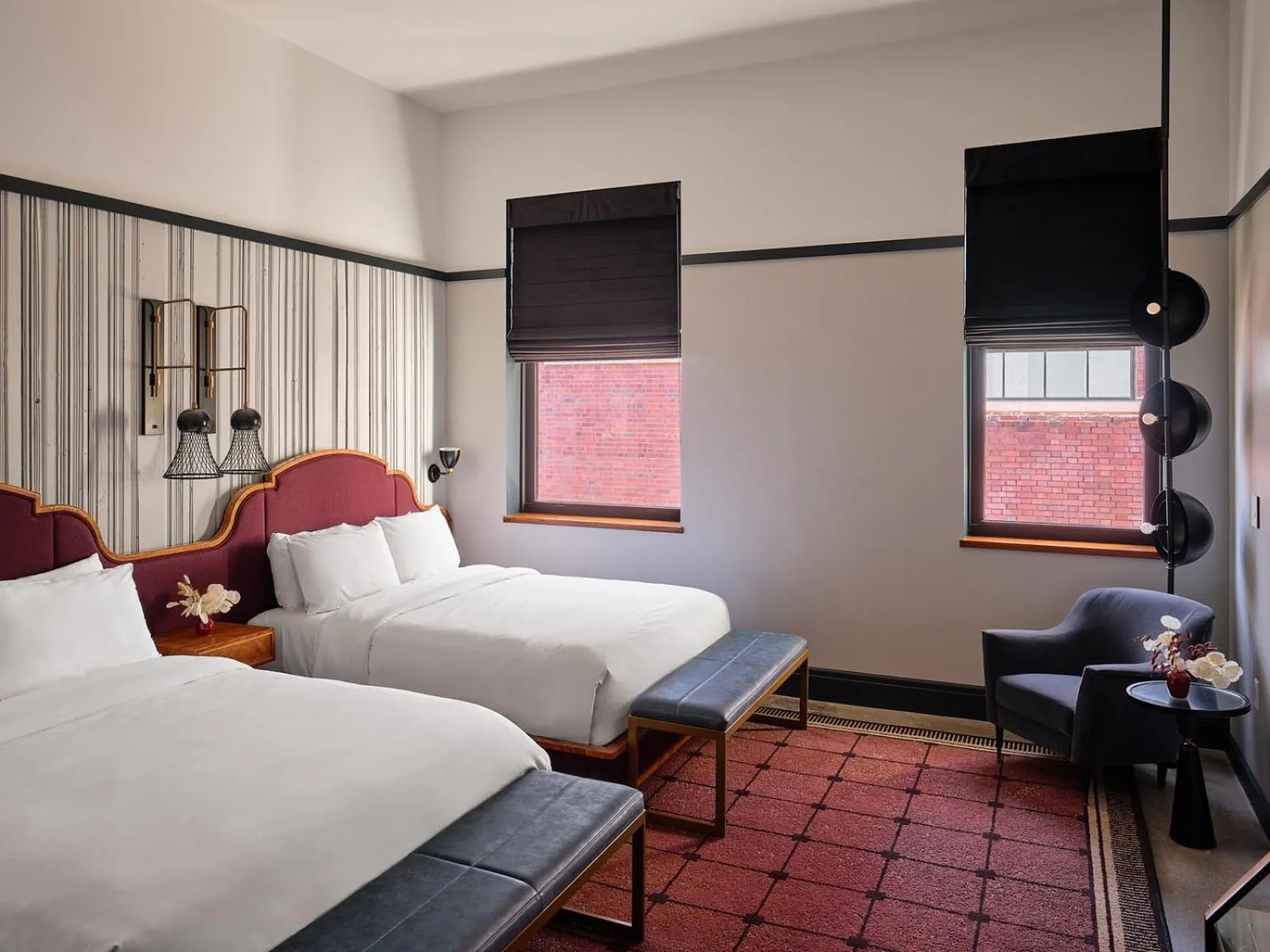 Foundation Two Queen Room in Detroit Foundation Hotel