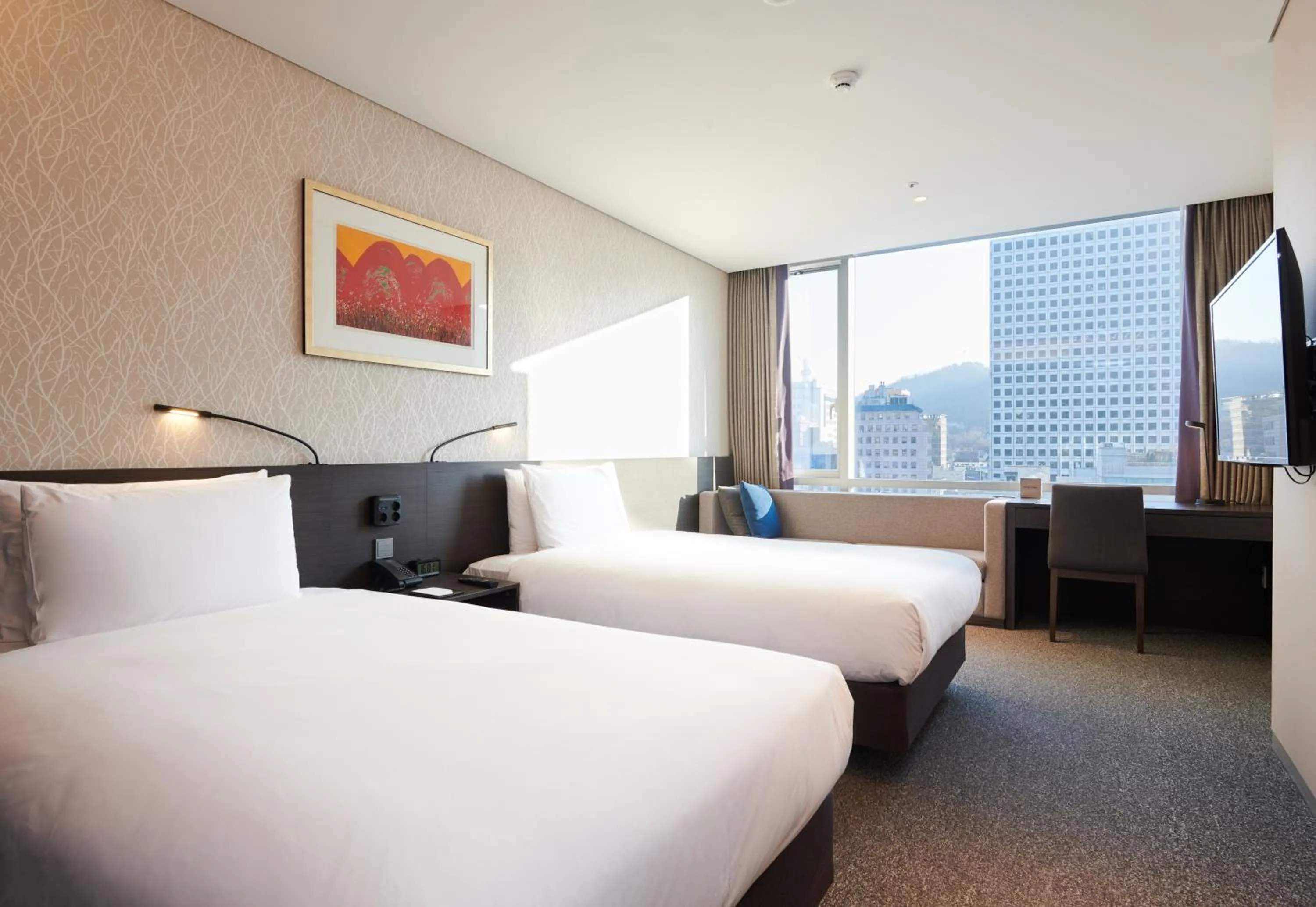 Standard Twin Room in Nine Tree by Parnas Seoul Myeongdong 2