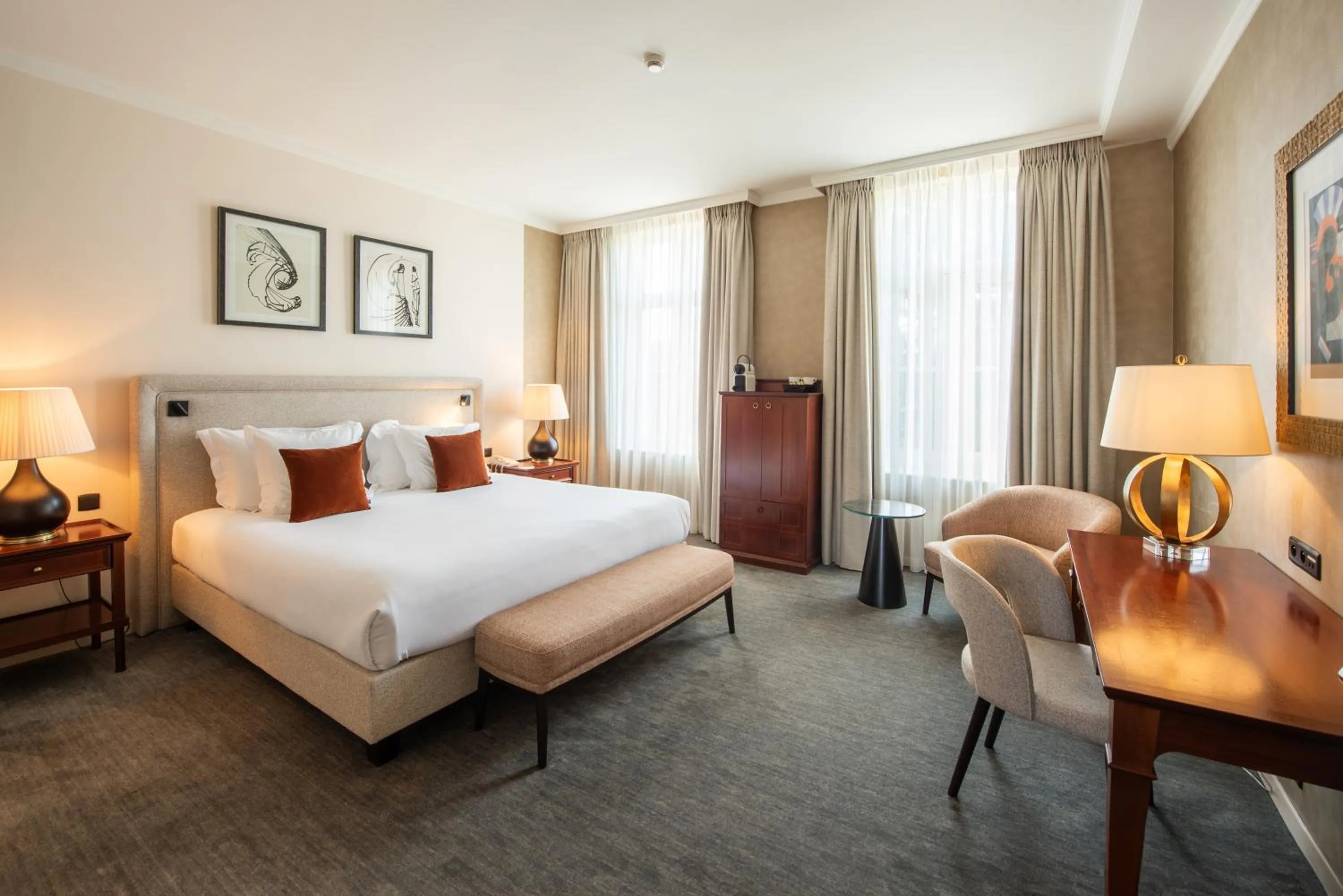 Deluxe Double or Twin Room in Dukes' Palace Brugge - by Dukes' Hotel Collection