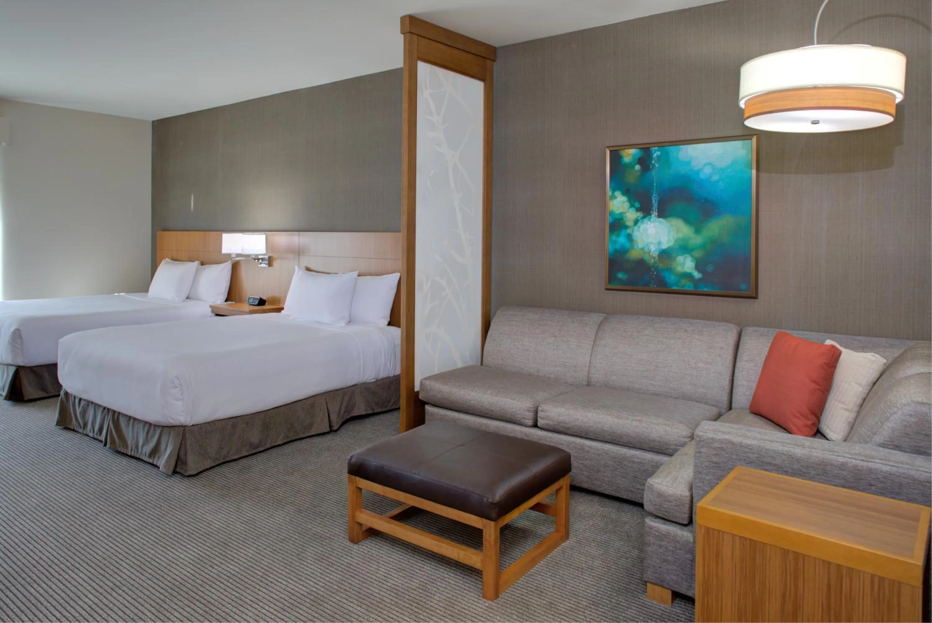 Queen Room with Two Queen Beds and Sofa Bed - High Floor in Hyatt Place Dallas/The Colony