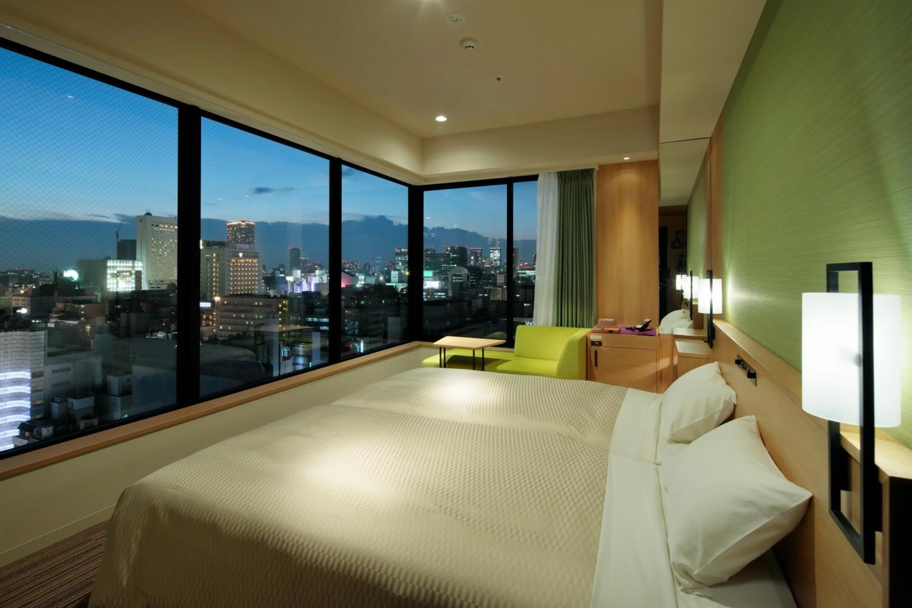 Corner Twin Room - High Floor - Non-Smoking in Candeo Hotels Osaka Namba