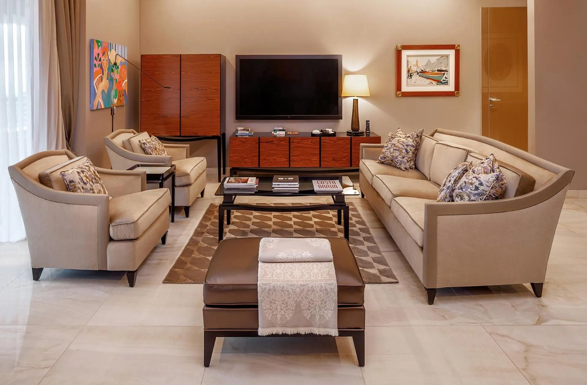 Three-Bedroom Suite Grand Club with Sea View and Spa Access in Alàbriga Hotel GL