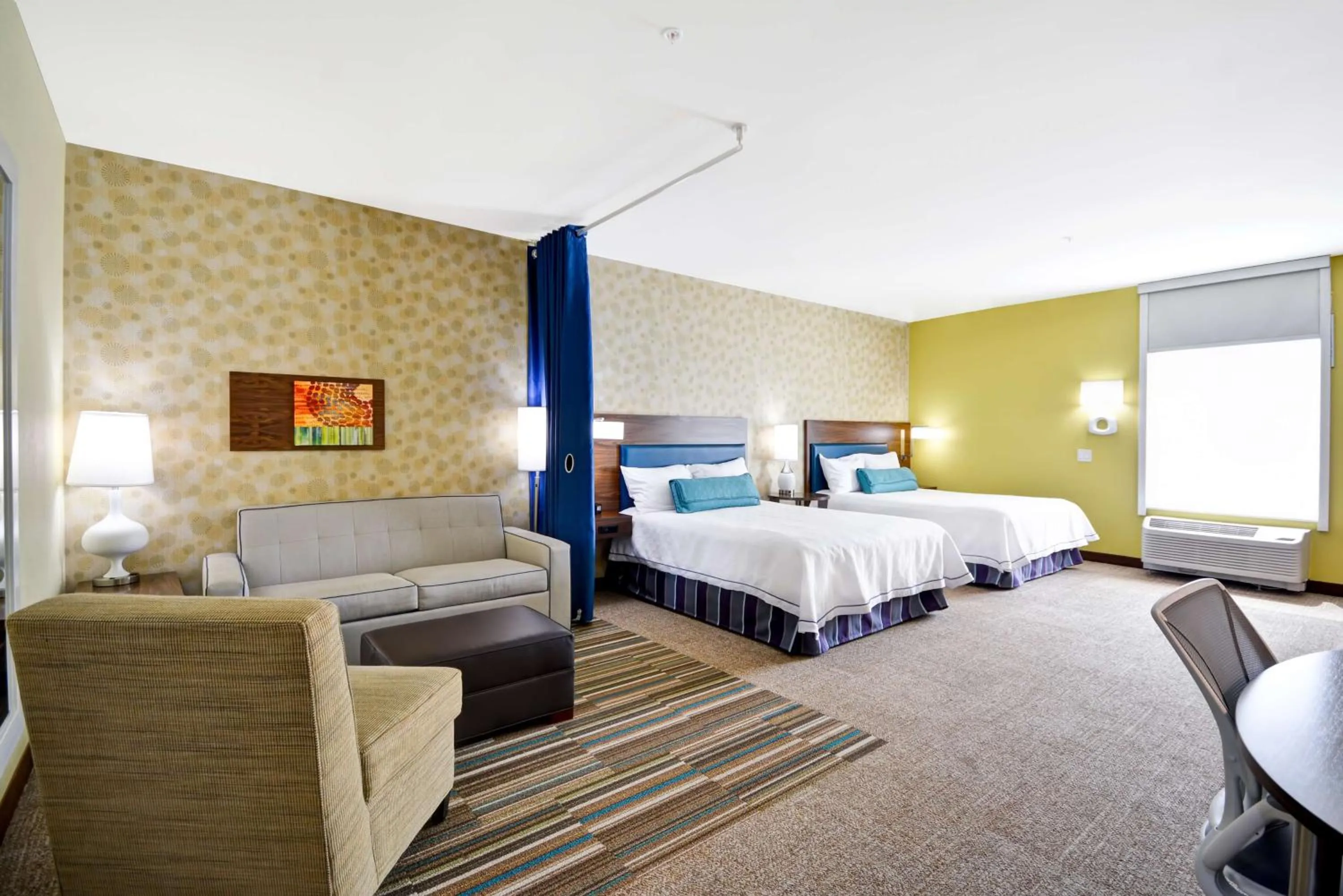 Queen Studio with Two Queen Beds - Mobility and Hearing Access/Non-Smoking in Home2 Suites By Hilton Fort Worth Southwest Cityview