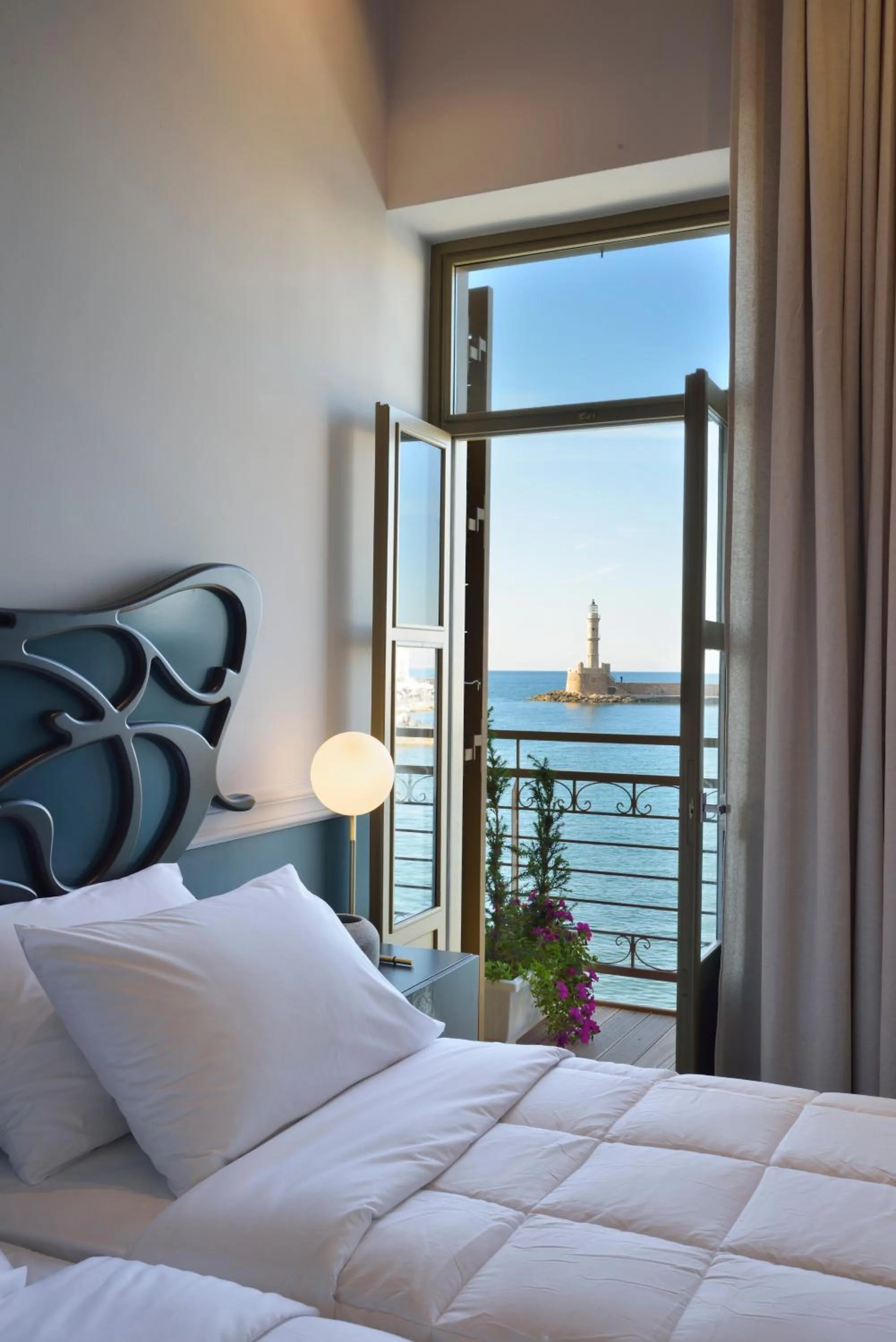 Deluxe room with sea view and balcony in Elia Palatino Hotel