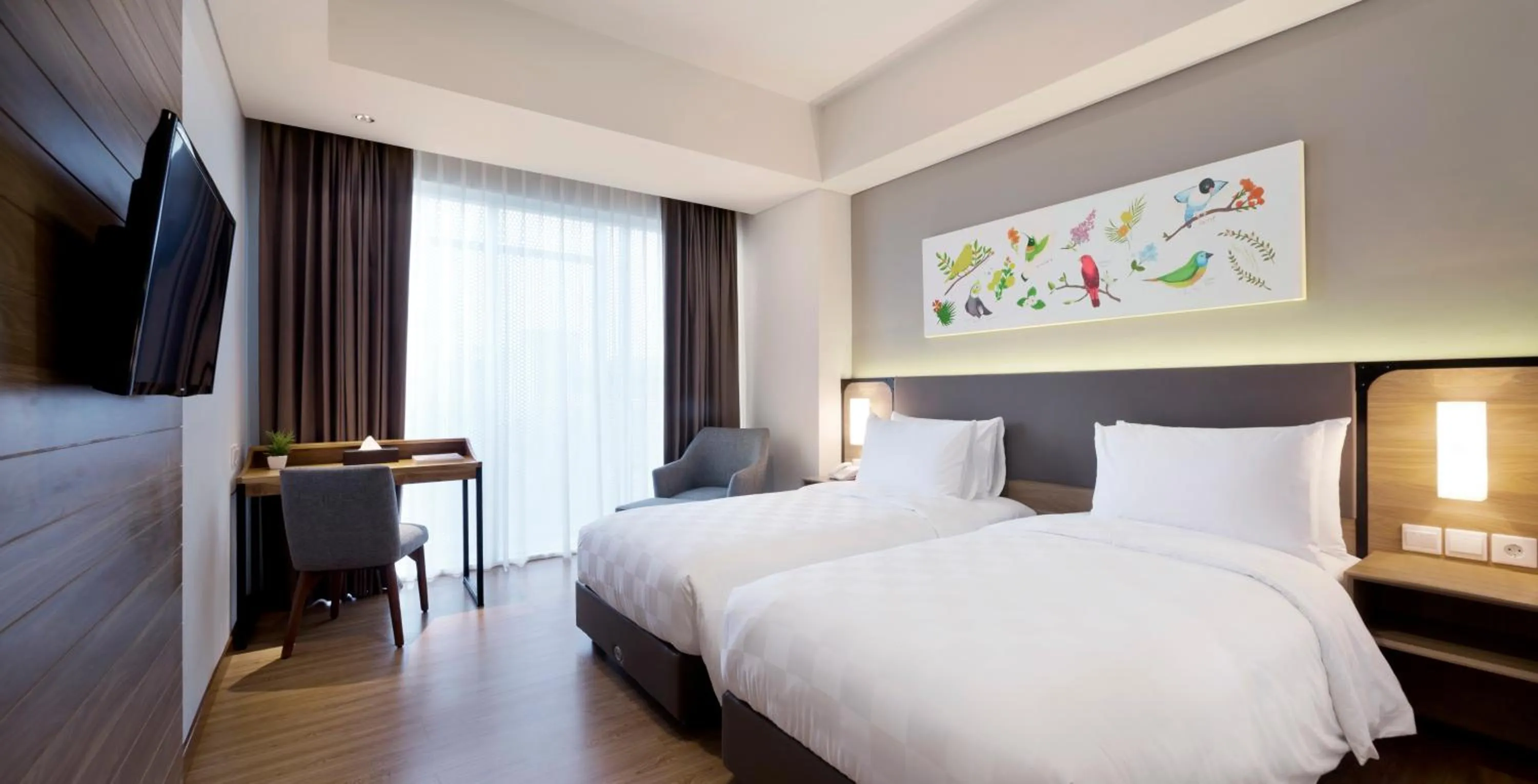 Deluxe Twin Room in Aviary Bintaro