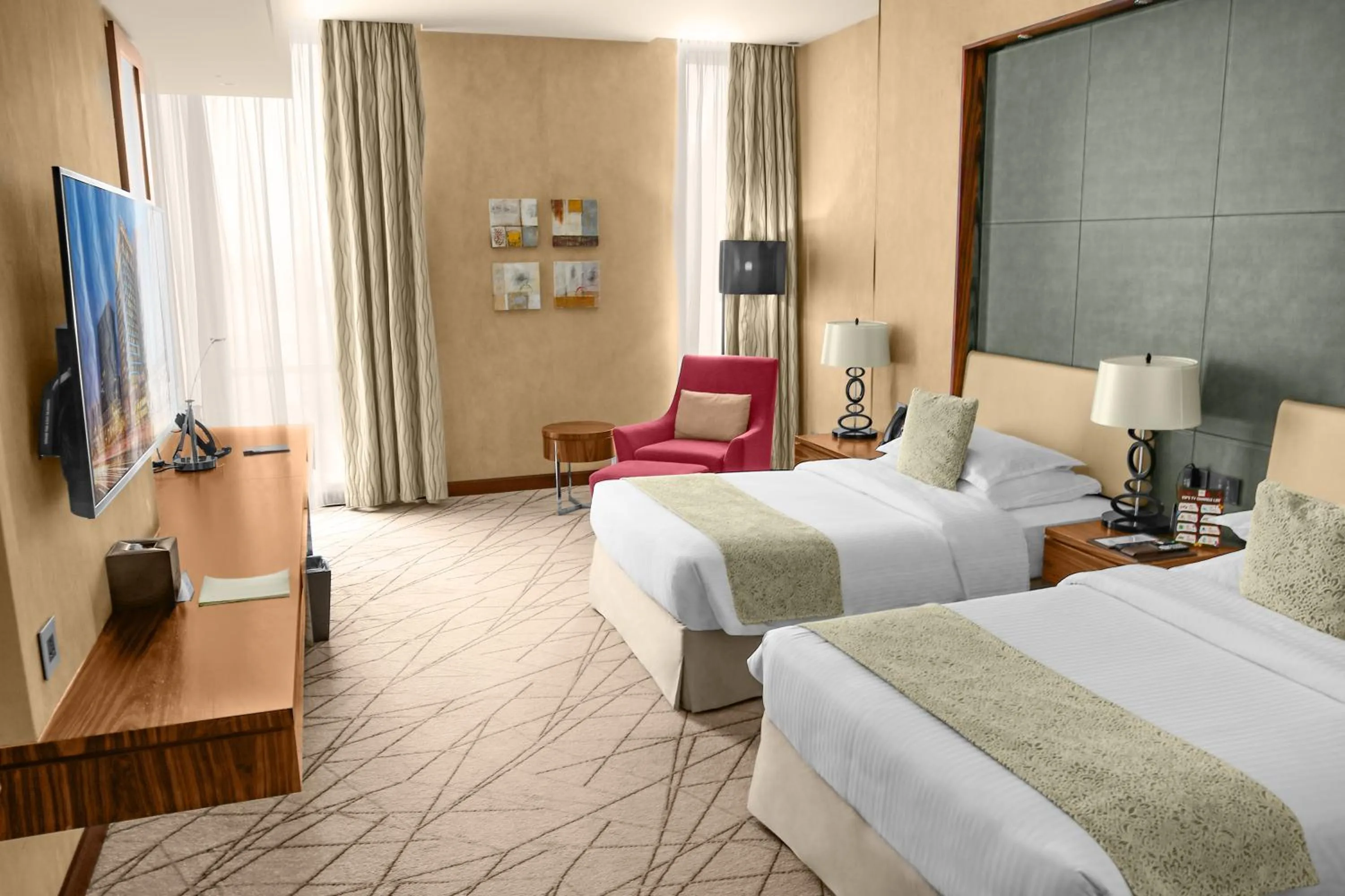 Club Twin Room in Millennium Plaza Doha