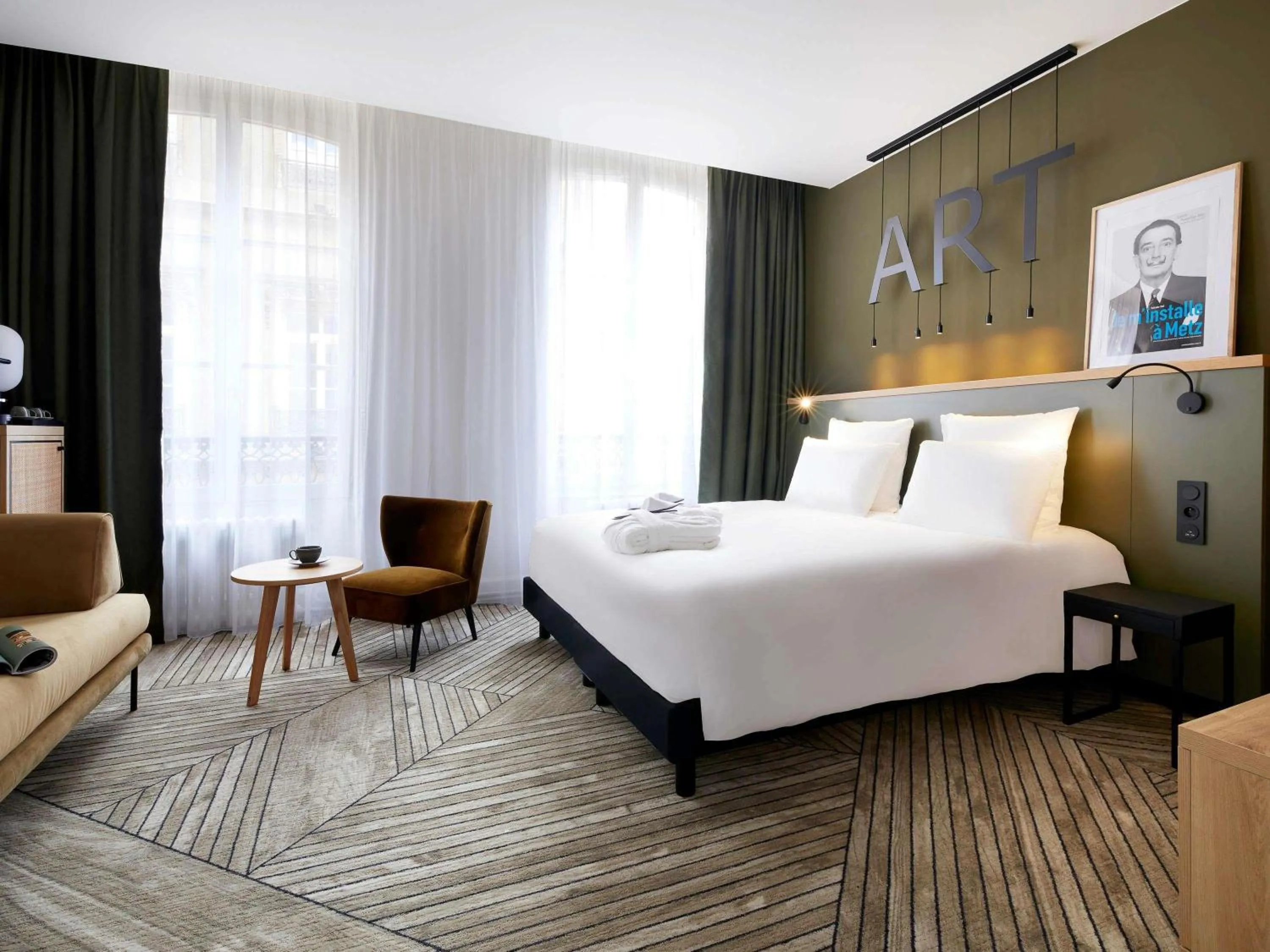 Privilege Double Room with Single Sofa Bed in Mercure Grand Hôtel Metz Centre Cathédrale