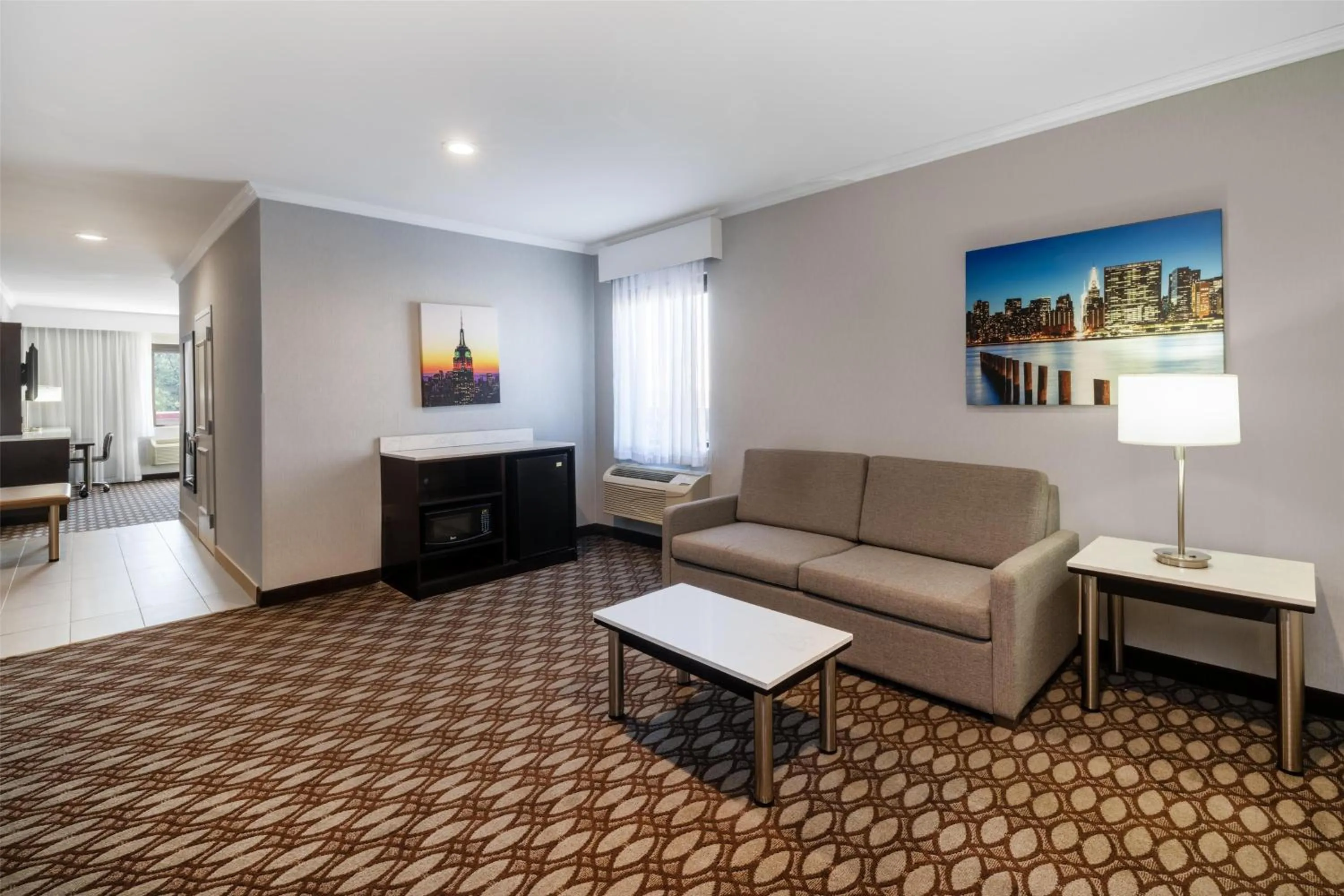 King Suite with Sofa Bed and Roll-In Shower - Disability Access/Non-Smoking in Best Western Premier NYC Gateway Hotel