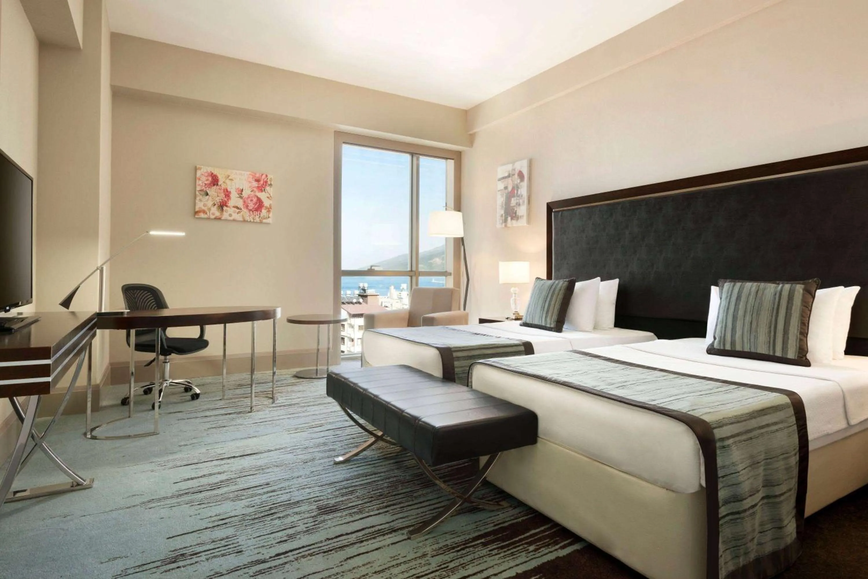 Deluxe Twin Room with Sea View - single occupancy in Ramada By Wyndham Iskenderun