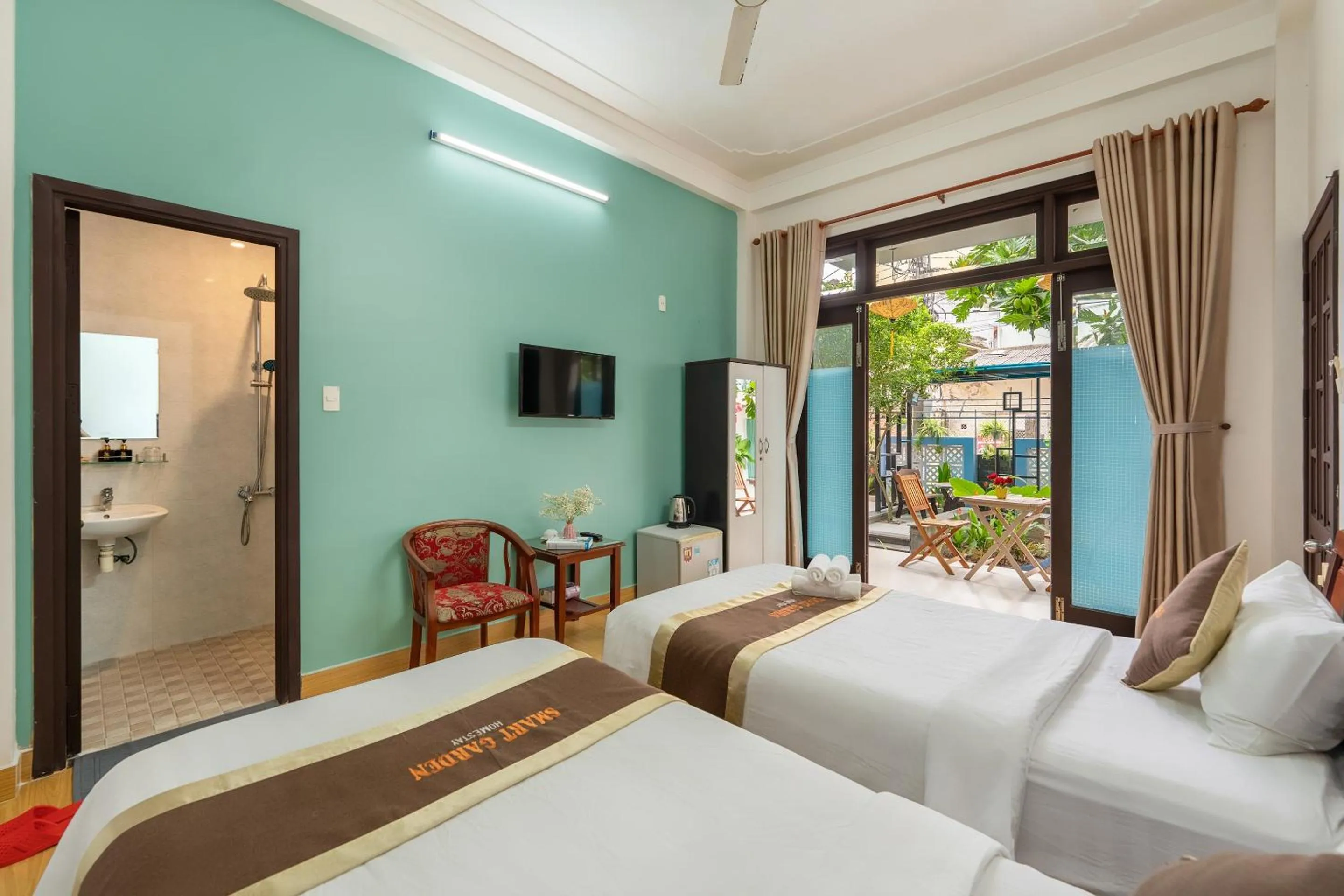 Double or Twin Room with Garden View in Smart Garden Homestay