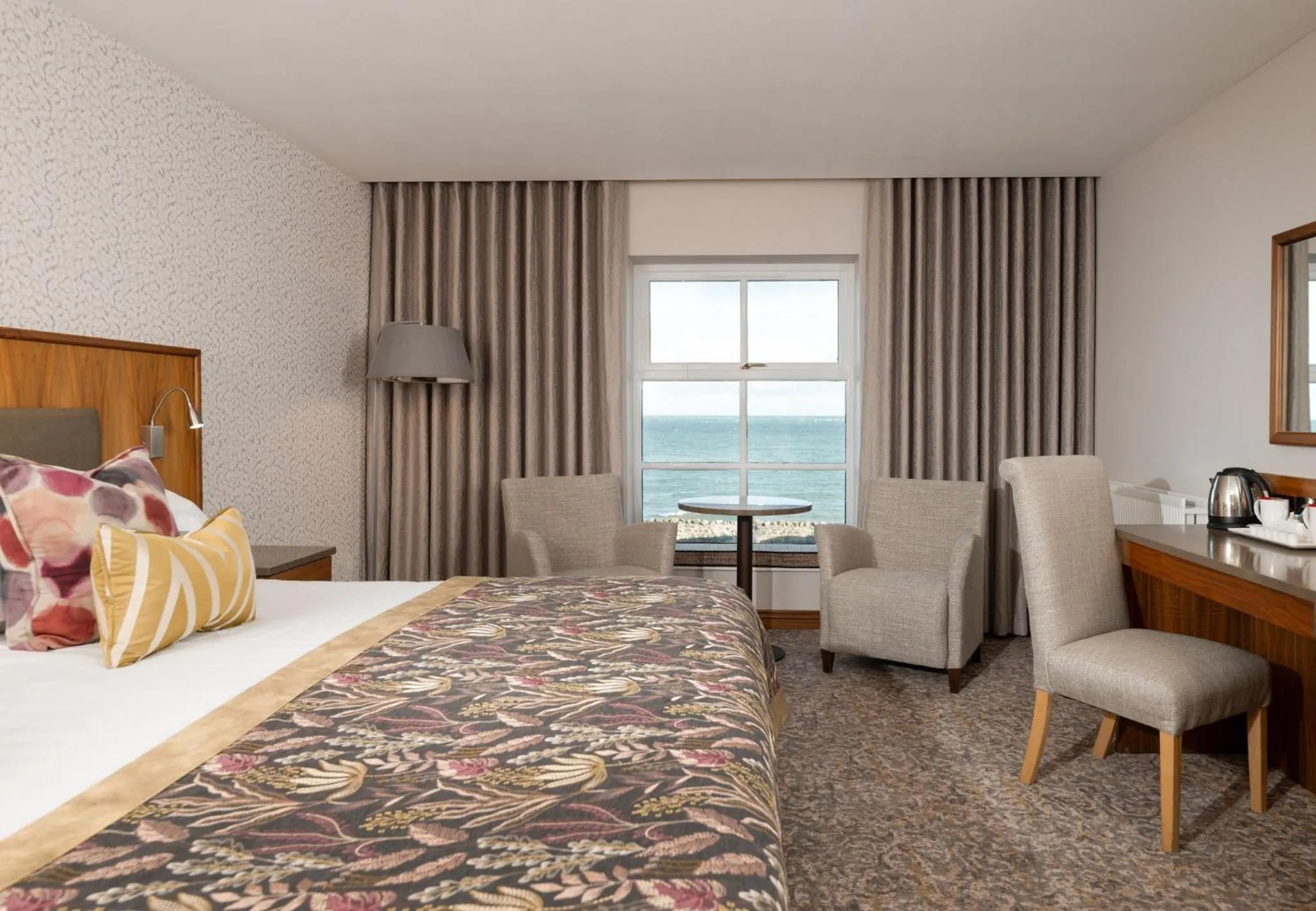 Coastal Deluxe Double Room in Ballygally Castle