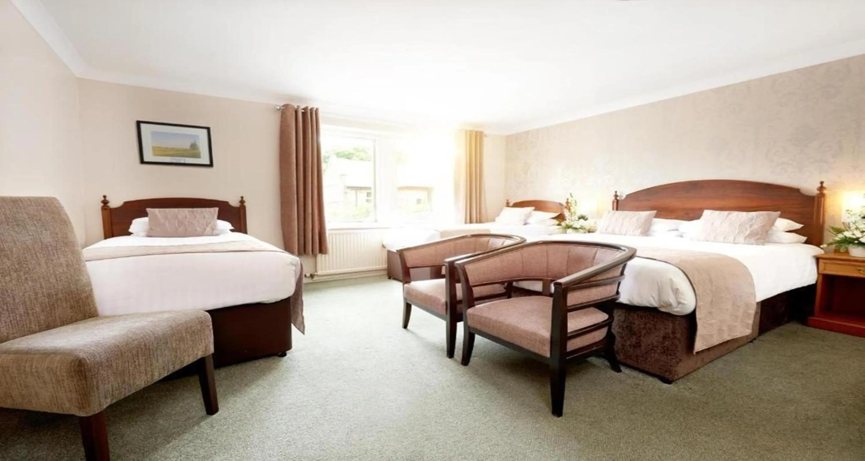 Family Room with Double and Single Beds in The Old Golf House Sure Hotel Collection by Best Western