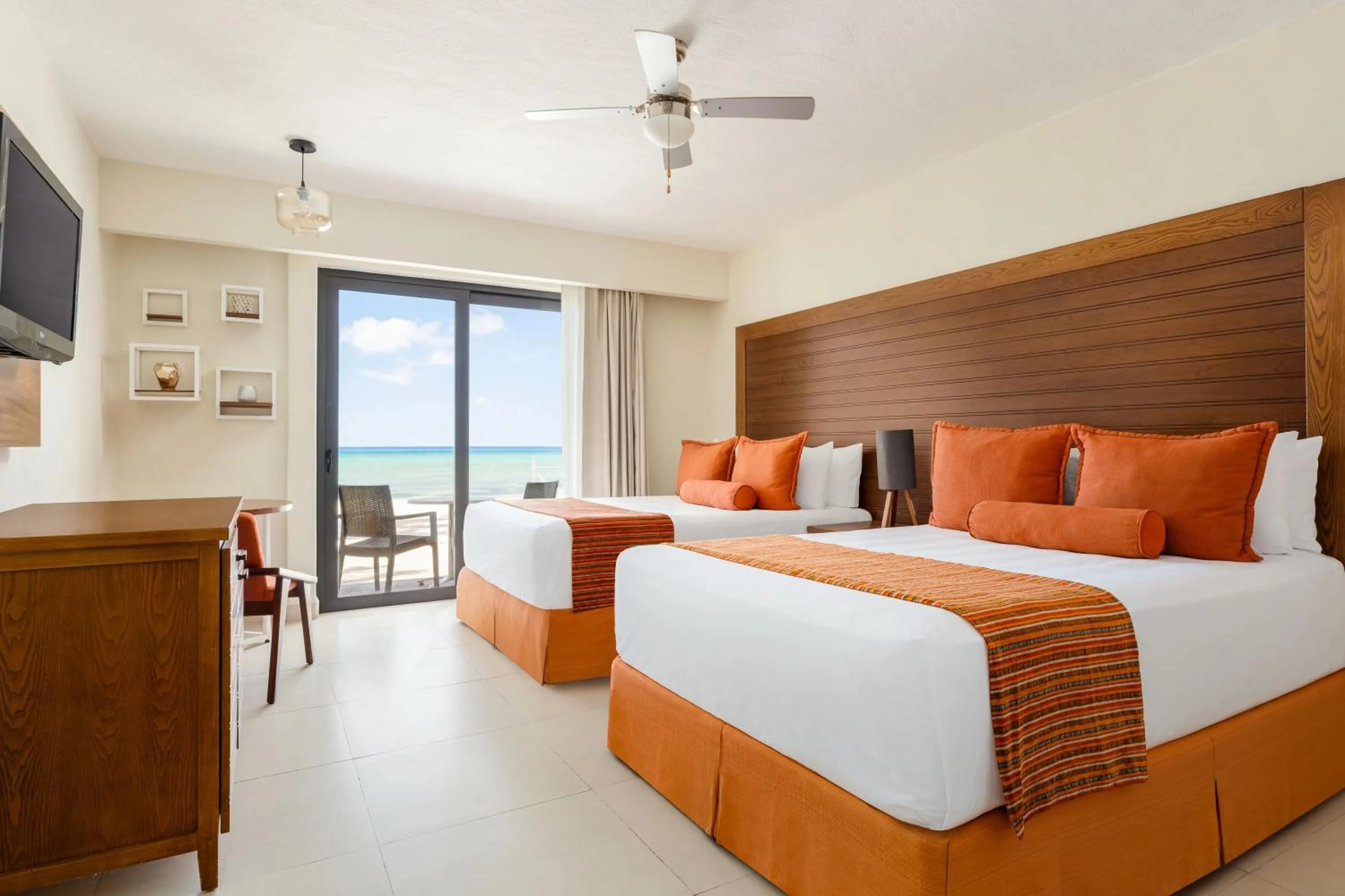 Deluxe Ocean Front Double - single occupancy in Sunscape Sabor Cozumel