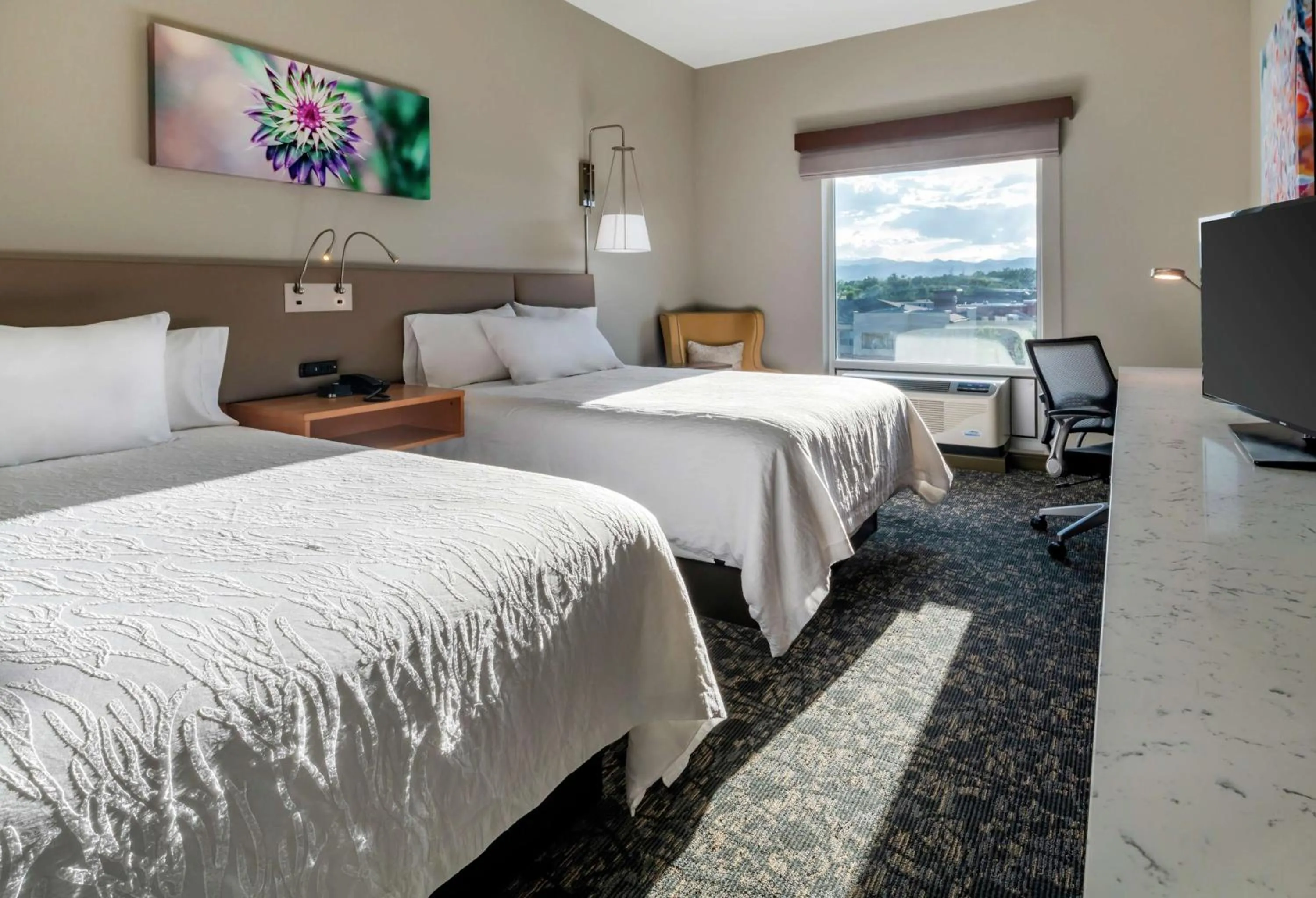 Queen Room with Two Queen Beds and Mountain View in Hilton Garden Inn Arvada/Denver, CO