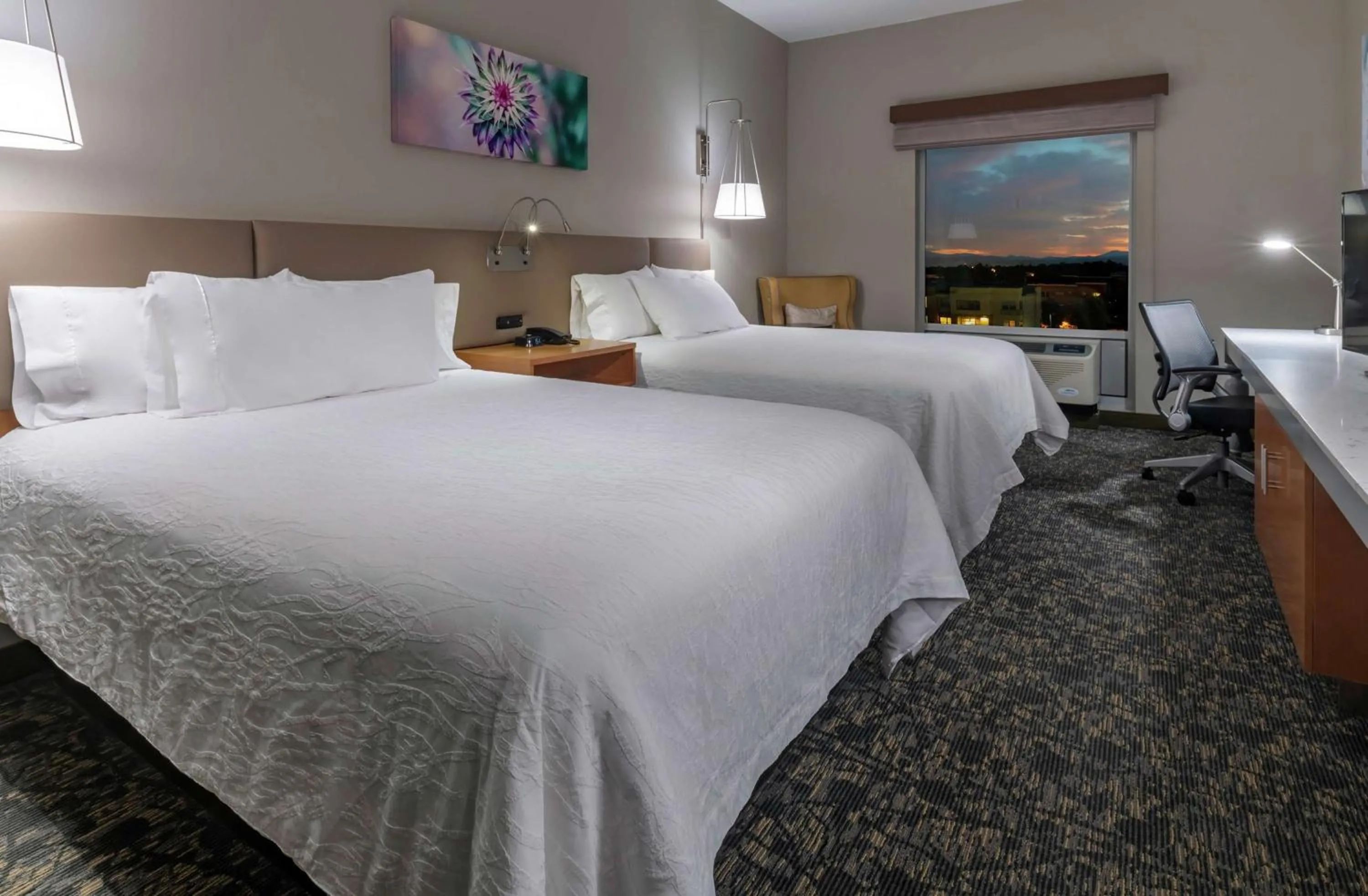 Queen Room with Two Queen Beds and View - Hearing Access in Hilton Garden Inn Arvada/Denver, CO
